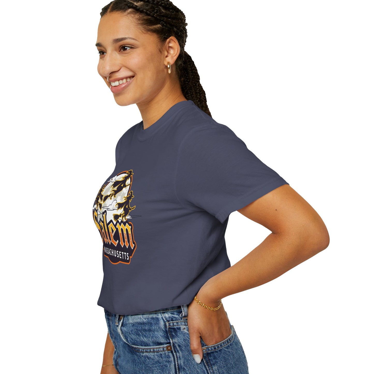 SALEM LOGO Unisex Garment-Dyed T-shirt