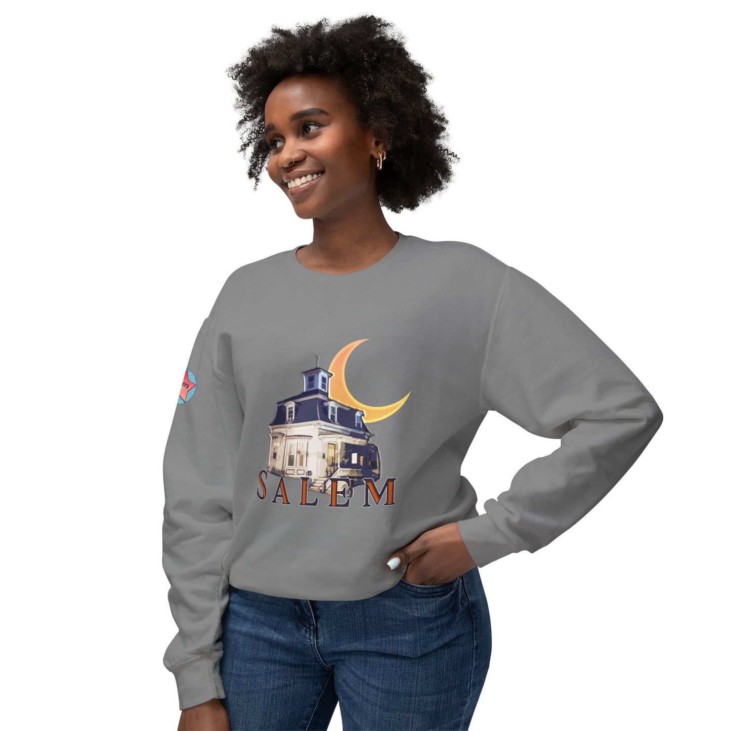 SALEM HOUSE Unisex Lightweight Crewneck Sweatshirt