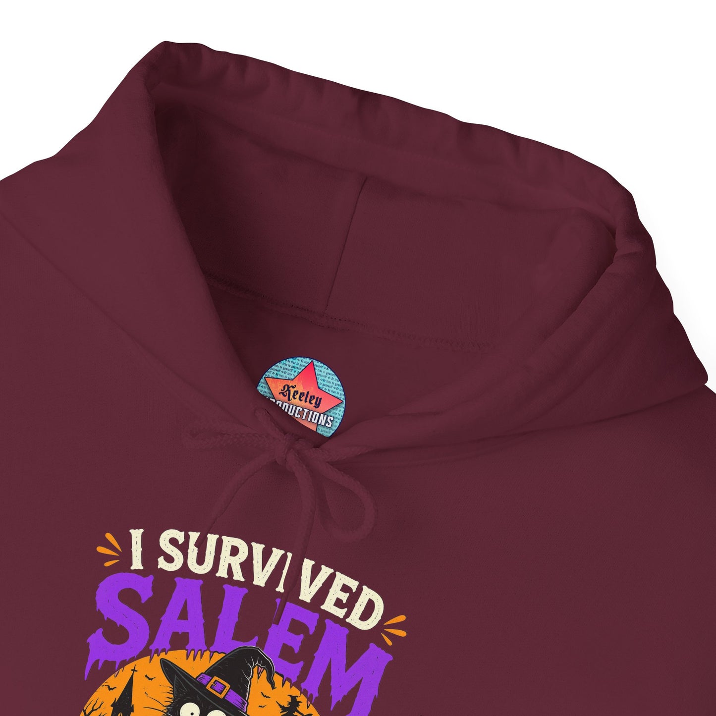 Survived Salem Cat - Unisex Heavy Blend™ Hooded Sweatshirt
