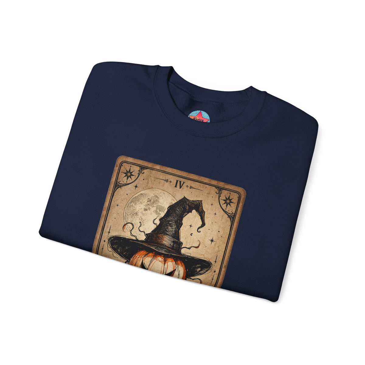 PUNKIN TAROT Unisex Heavy Blend™ Crewneck Sweatshirt – alternate view | SalemFootsteps