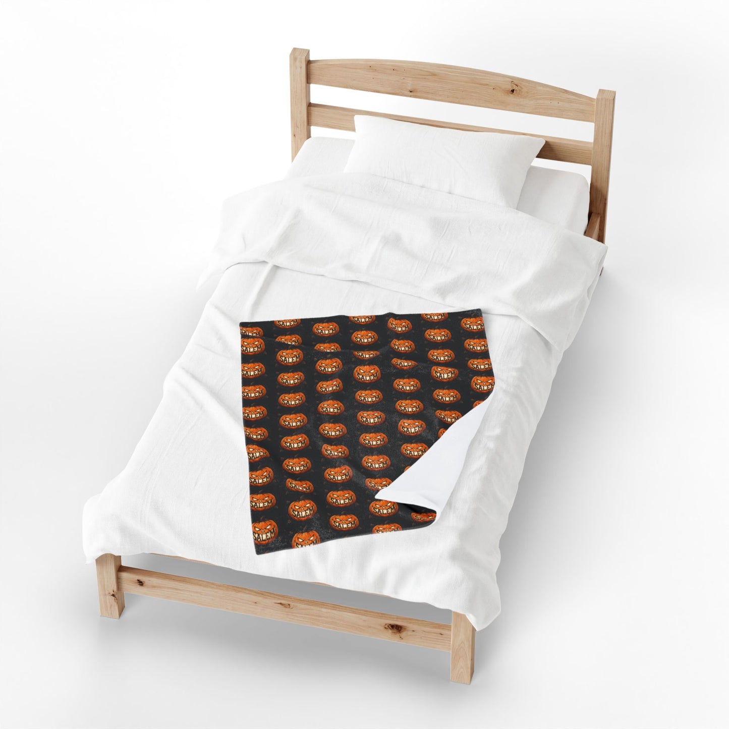 SALEM SMILE Velveteen Plush Blanket
