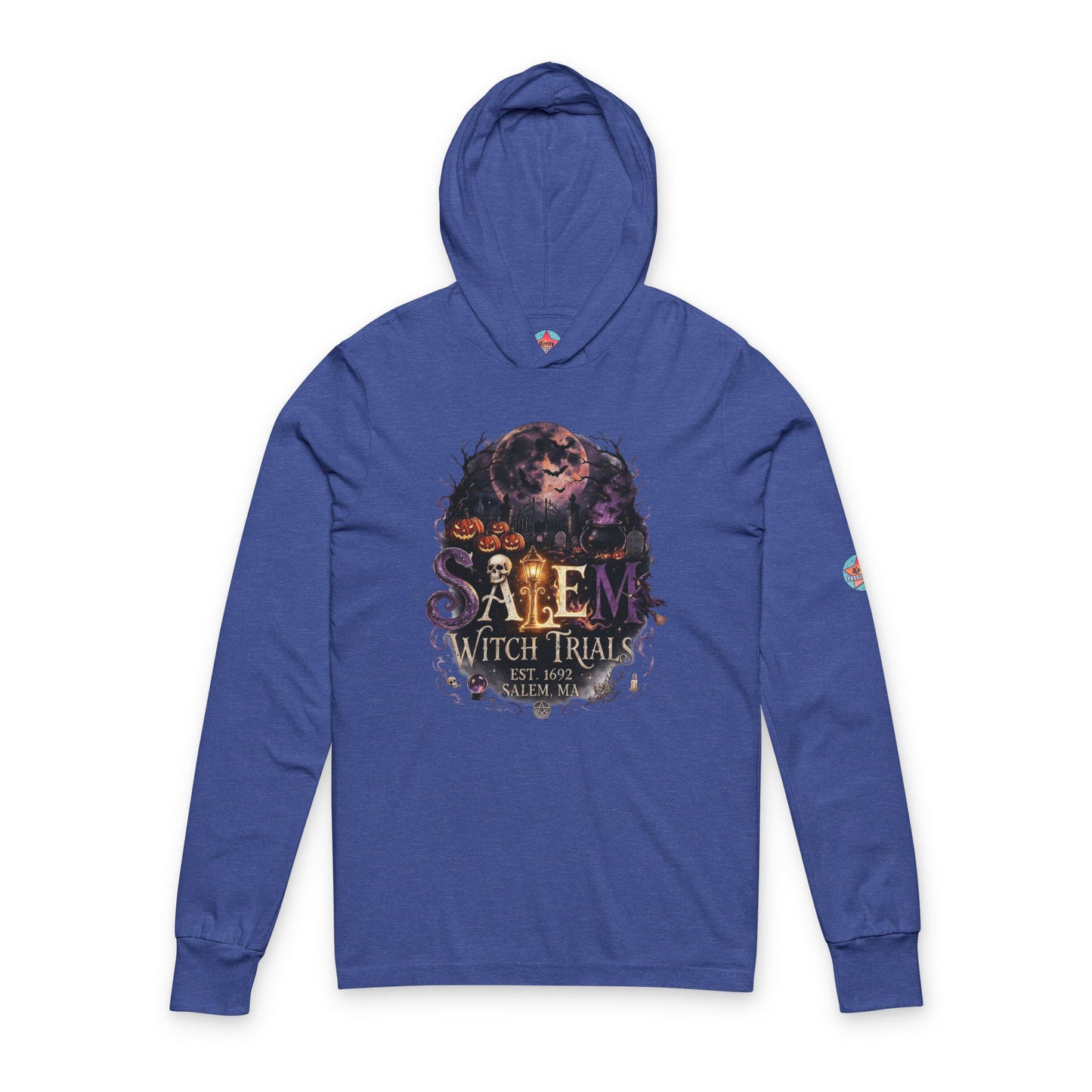 SALEM WITCH TRIALS Unisex Hooded Long Sleeve Tee