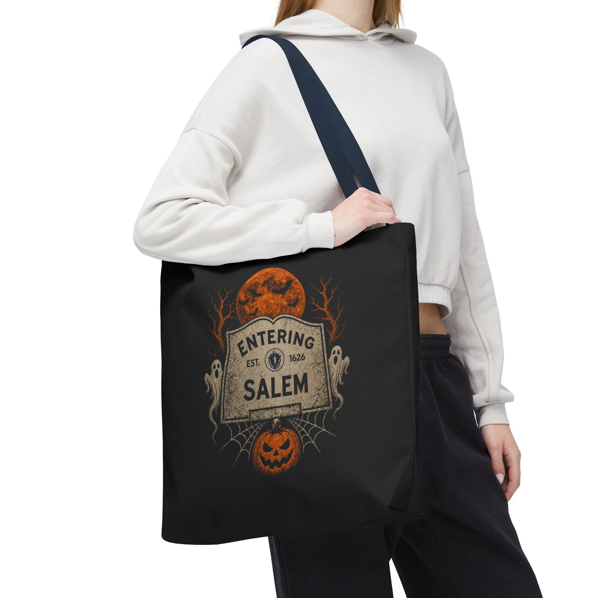 Halloween Entering Salem Tote Bag (AOP)