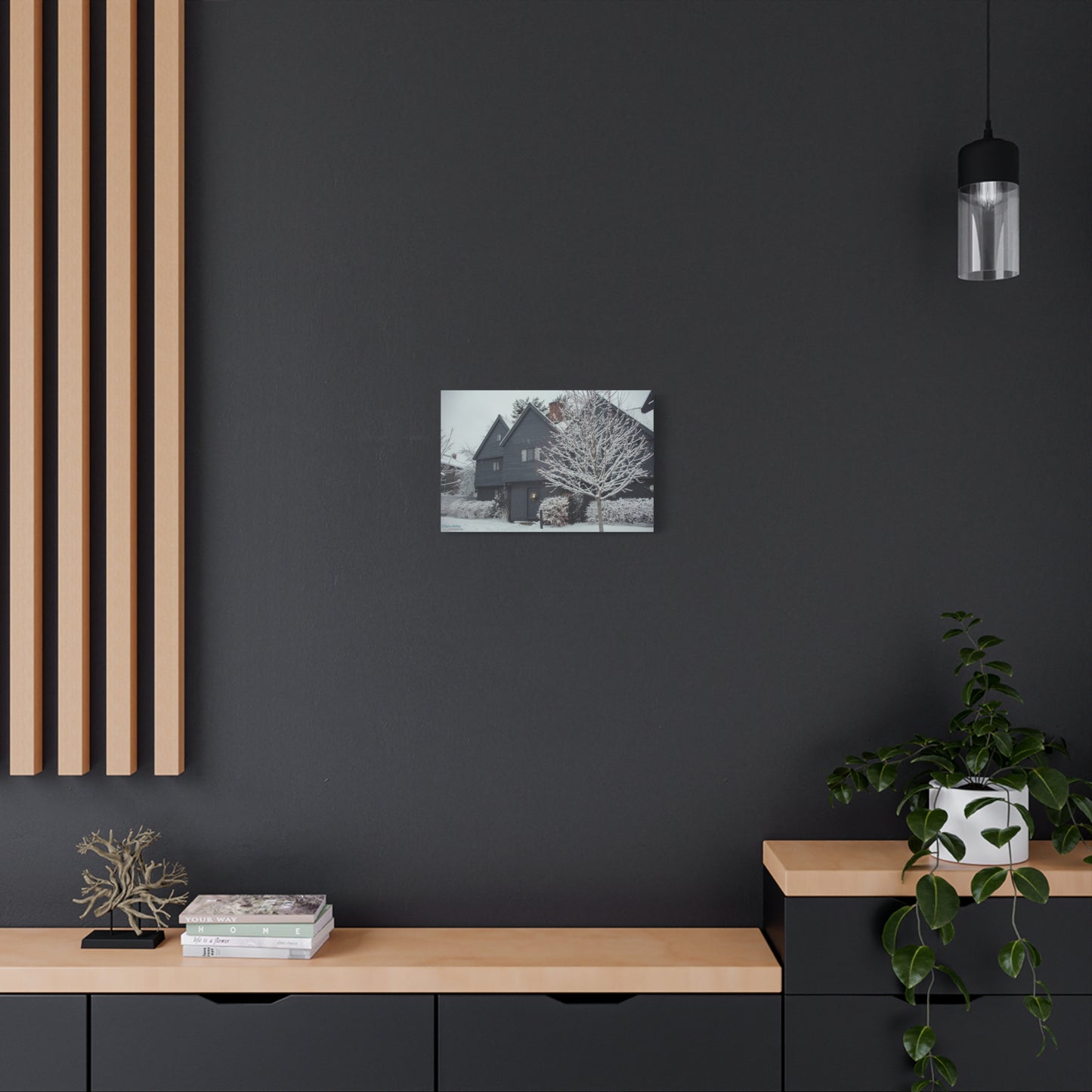 Winter Witch House - Matte Canvas, Stretched, 1.25"
