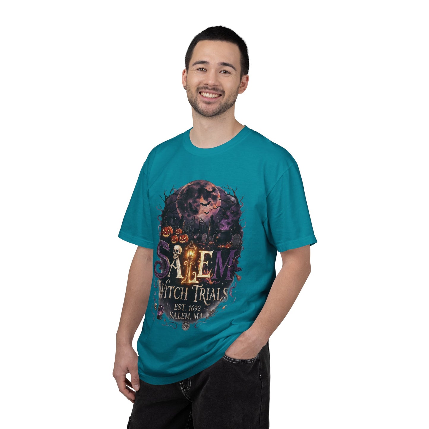 SALEM WITCH TRIALS Unisex Garment-Dyed T-shirt