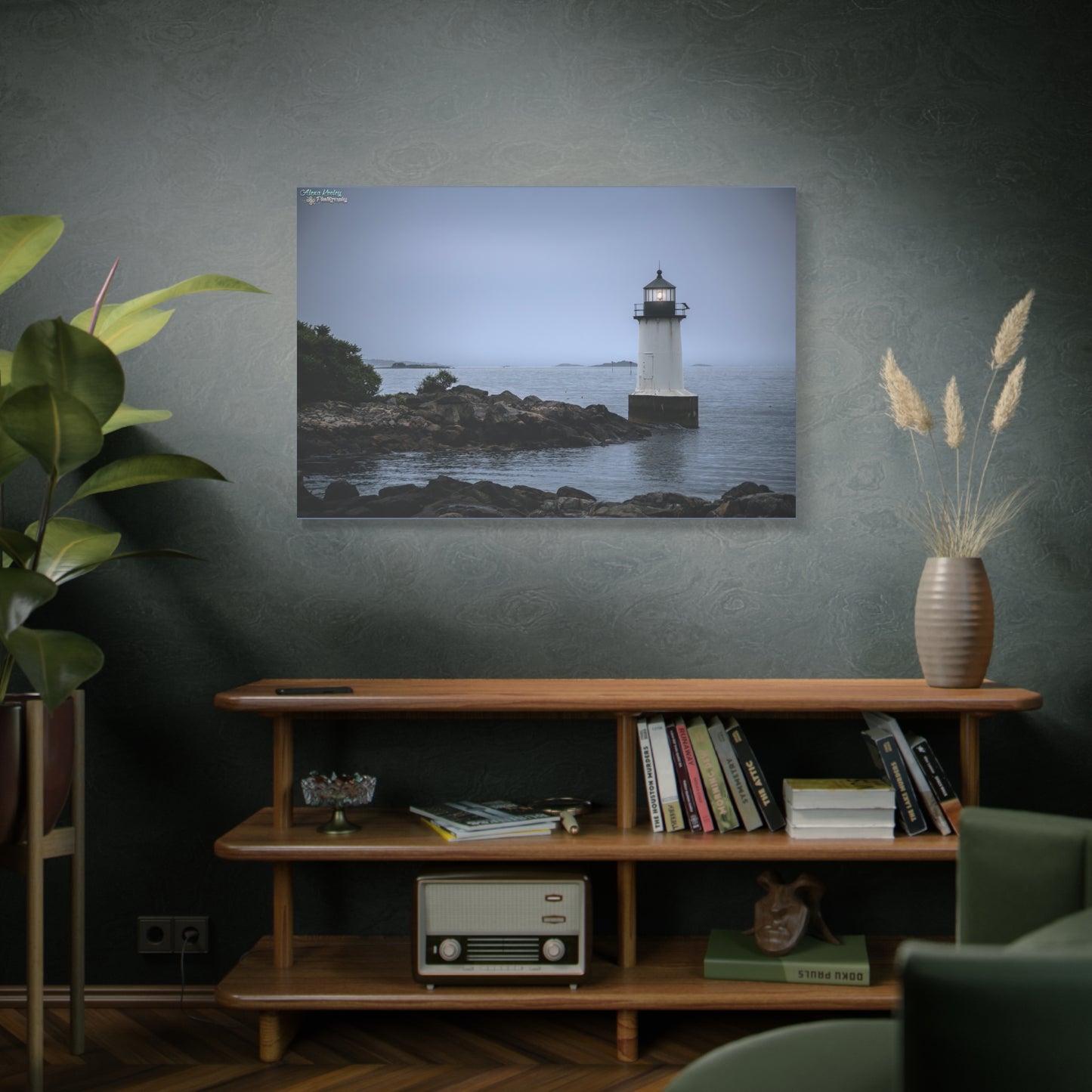 Winter Island Light - Matte Canvas, Stretched, 1.25"