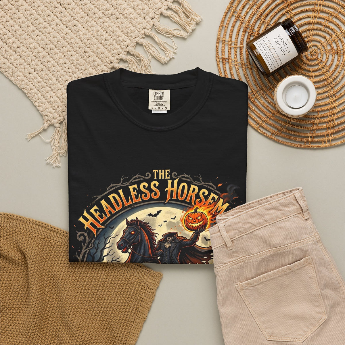 HEADLESS HORSEMAN Unisex Garment-Dyed T-shirt