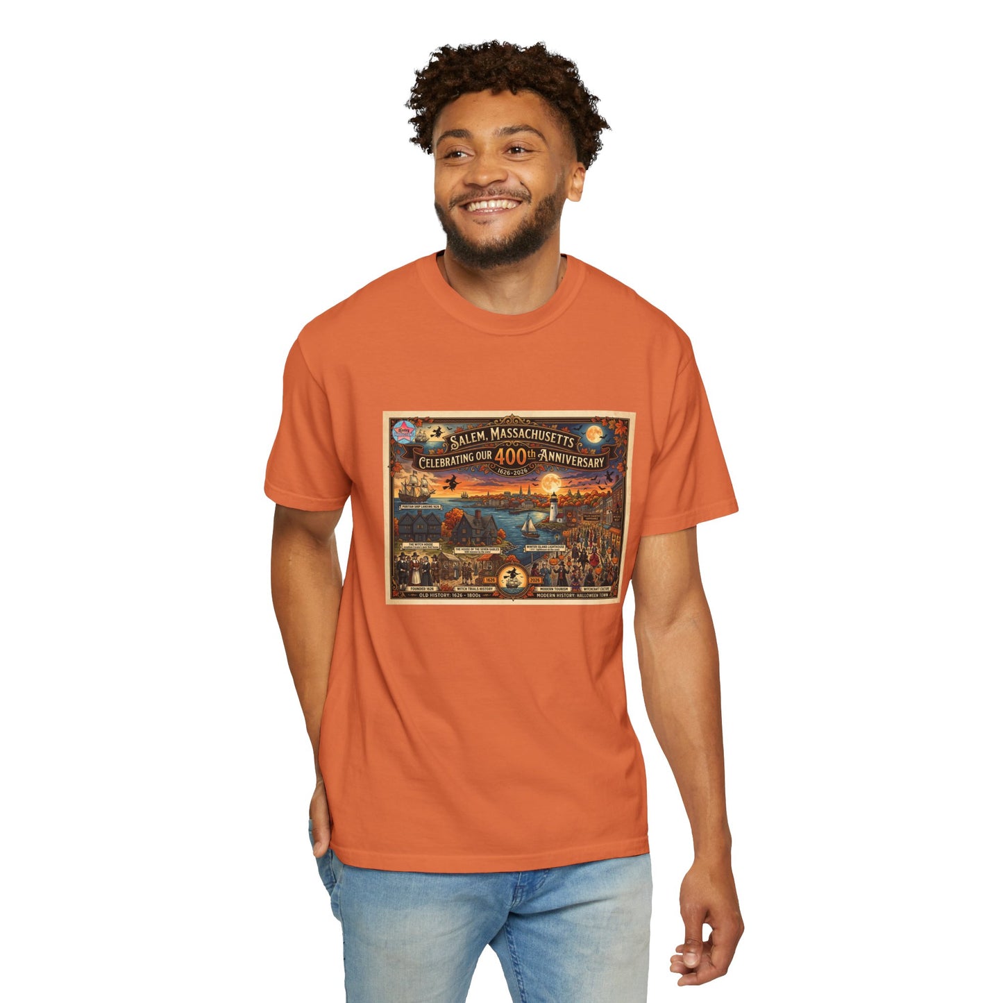 Salem 400 Unisex Garment-Dyed T-shirt