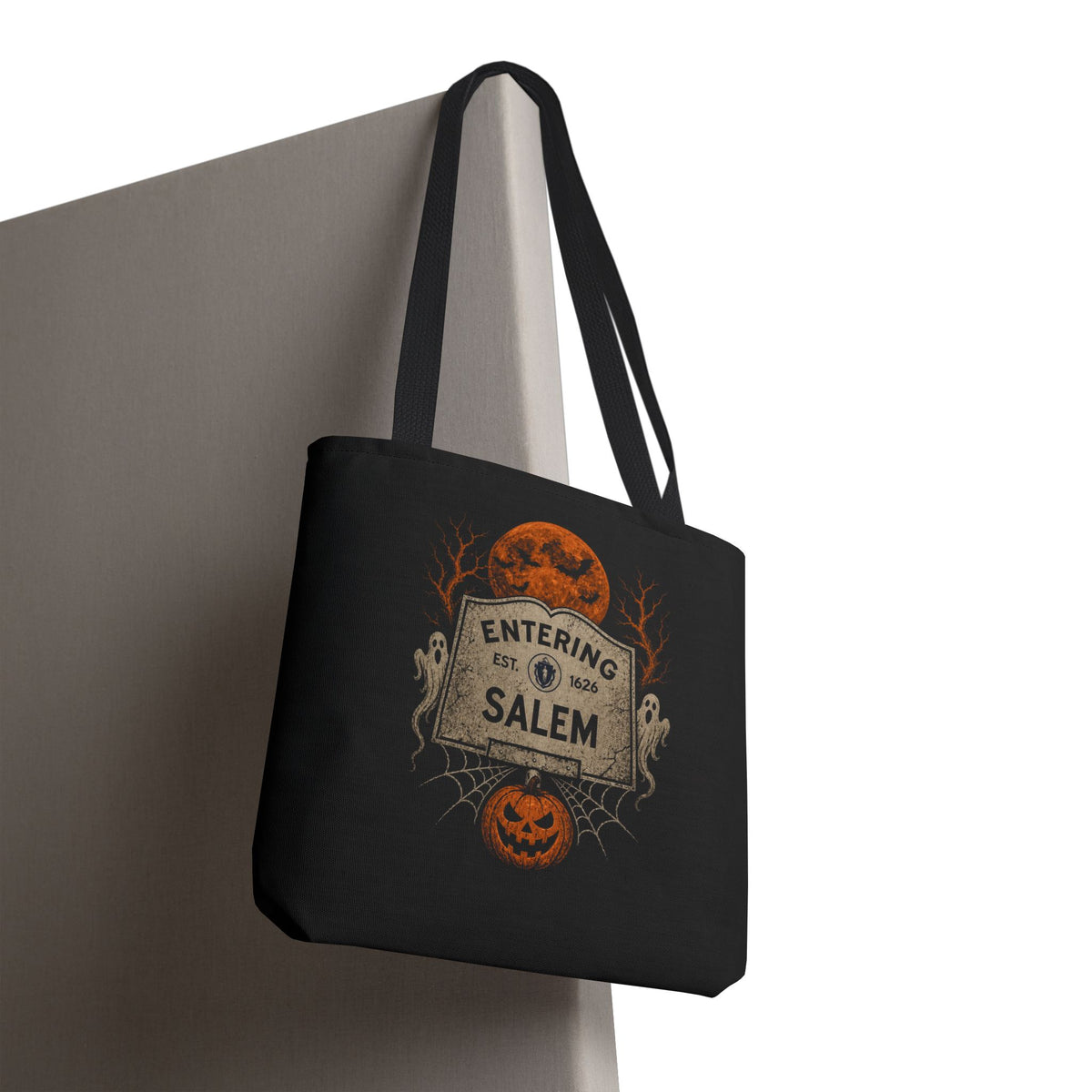 Halloween Entering Salem Tote Bag (AOP)