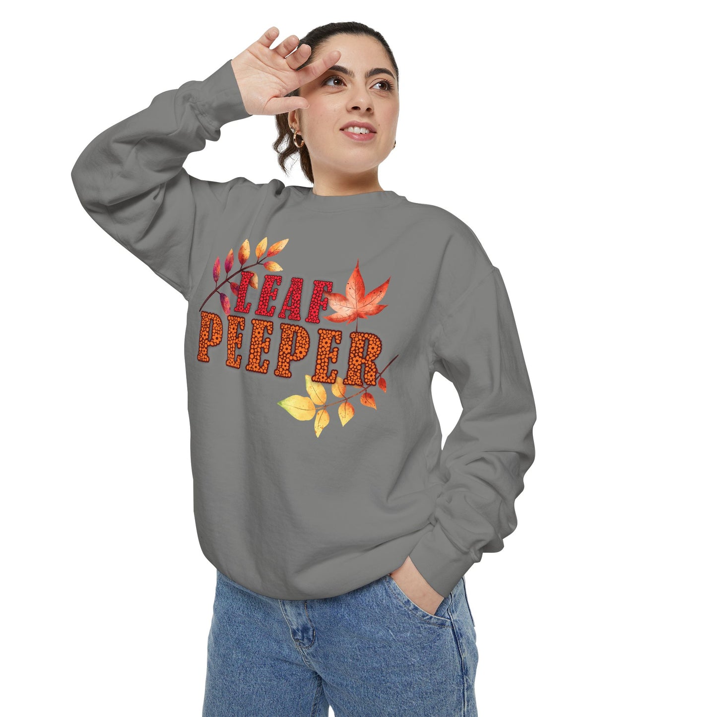 Leaf Peeper Crew Neck (Mult Colors)