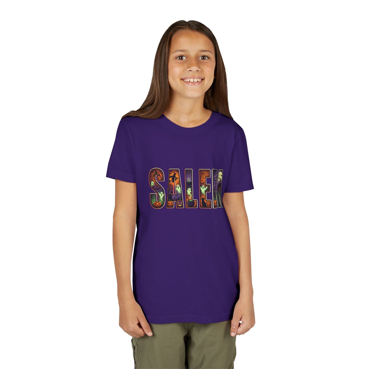 SALEM SPOOKY Youth Short Sleeve Tshirt (More Colors)