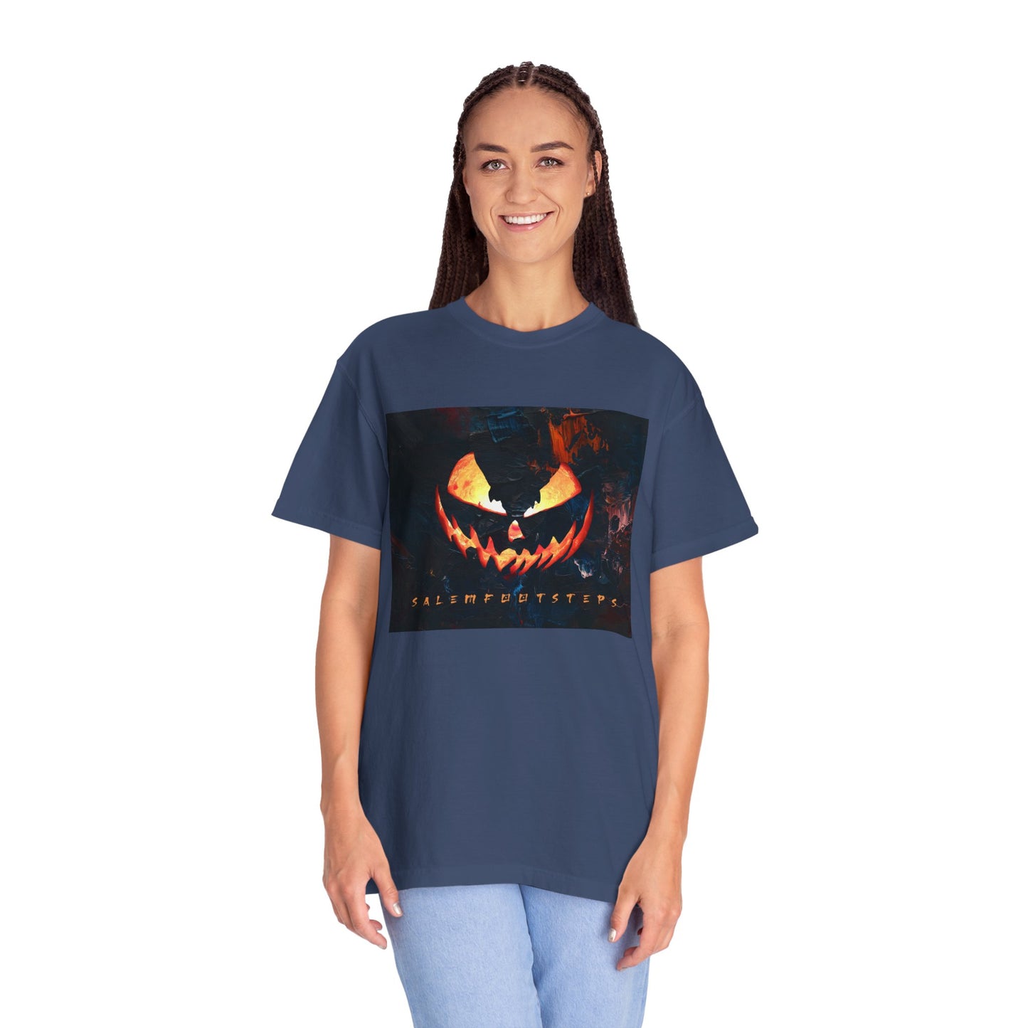MIDNIGHT PUMPKIN Unisex Garment-Dyed T-shirt