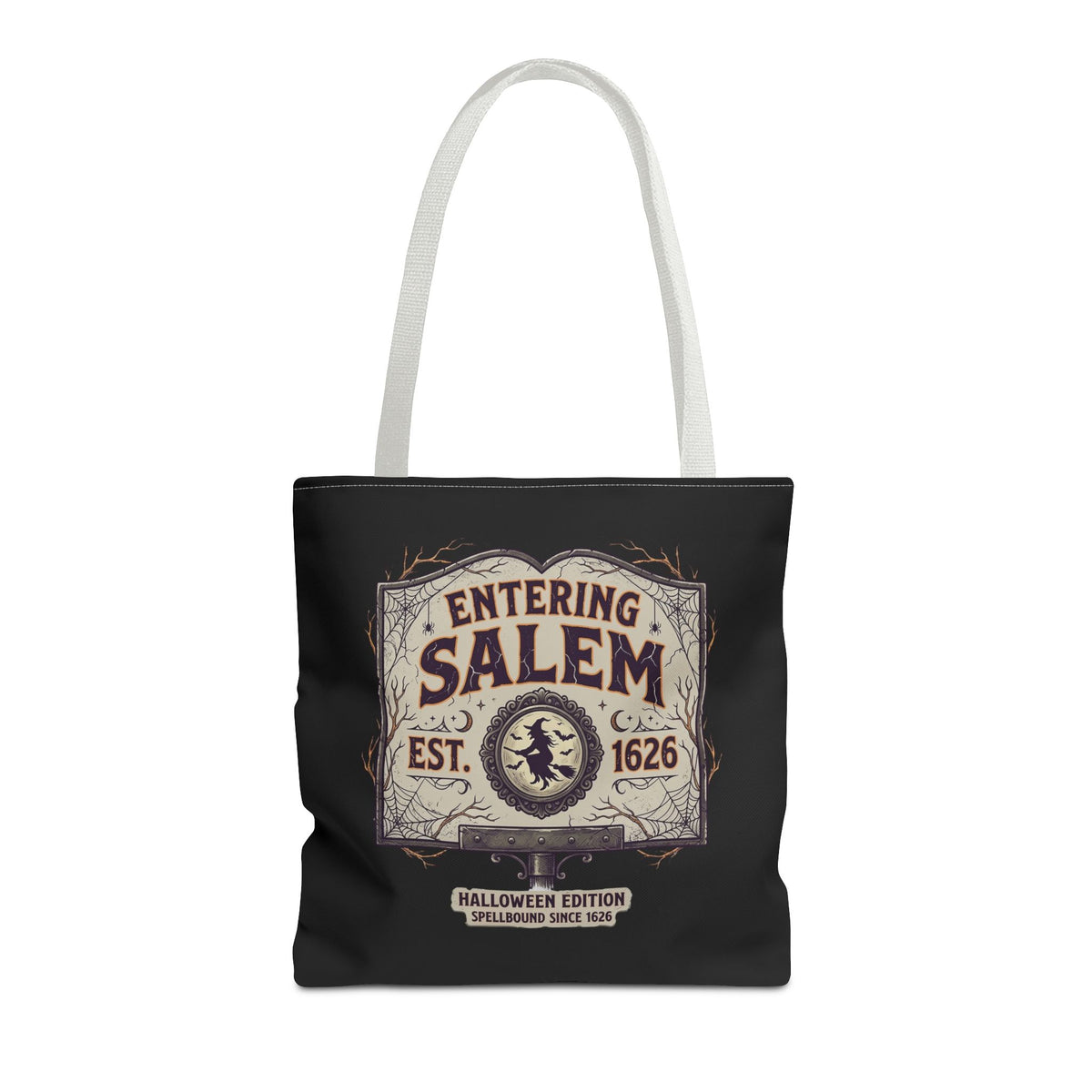 Spooky Entering Salem Tote Bag (AOP)