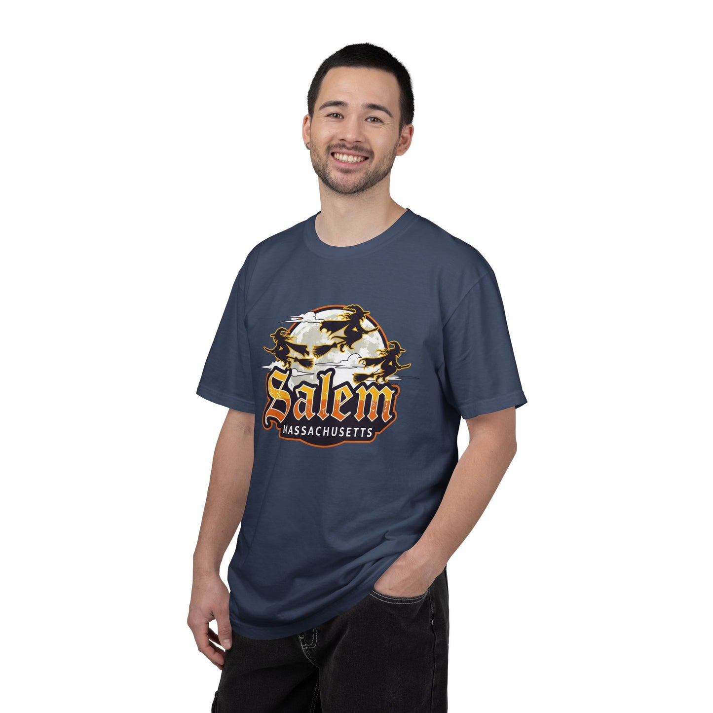 SALEM LOGO Unisex Garment-Dyed T-shirt