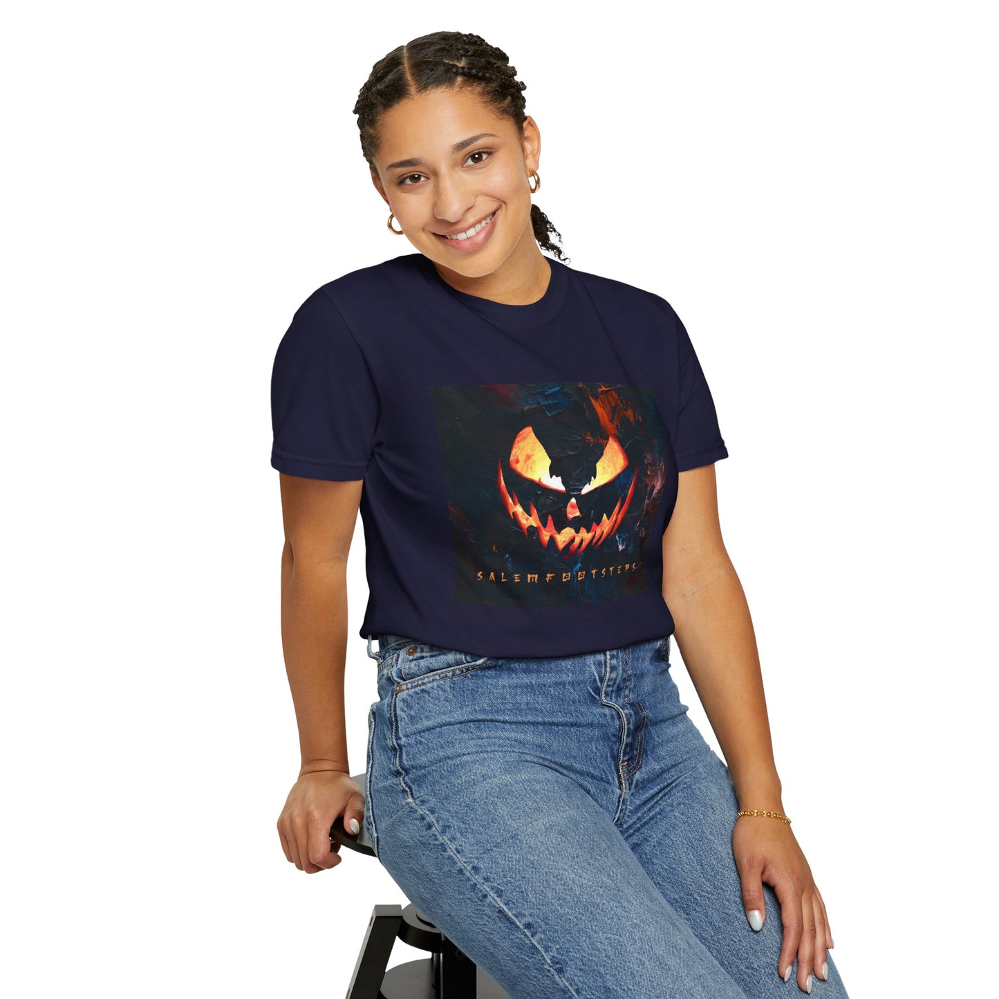 MIDNIGHT PUMPKIN Unisex Garment-Dyed T-shirt