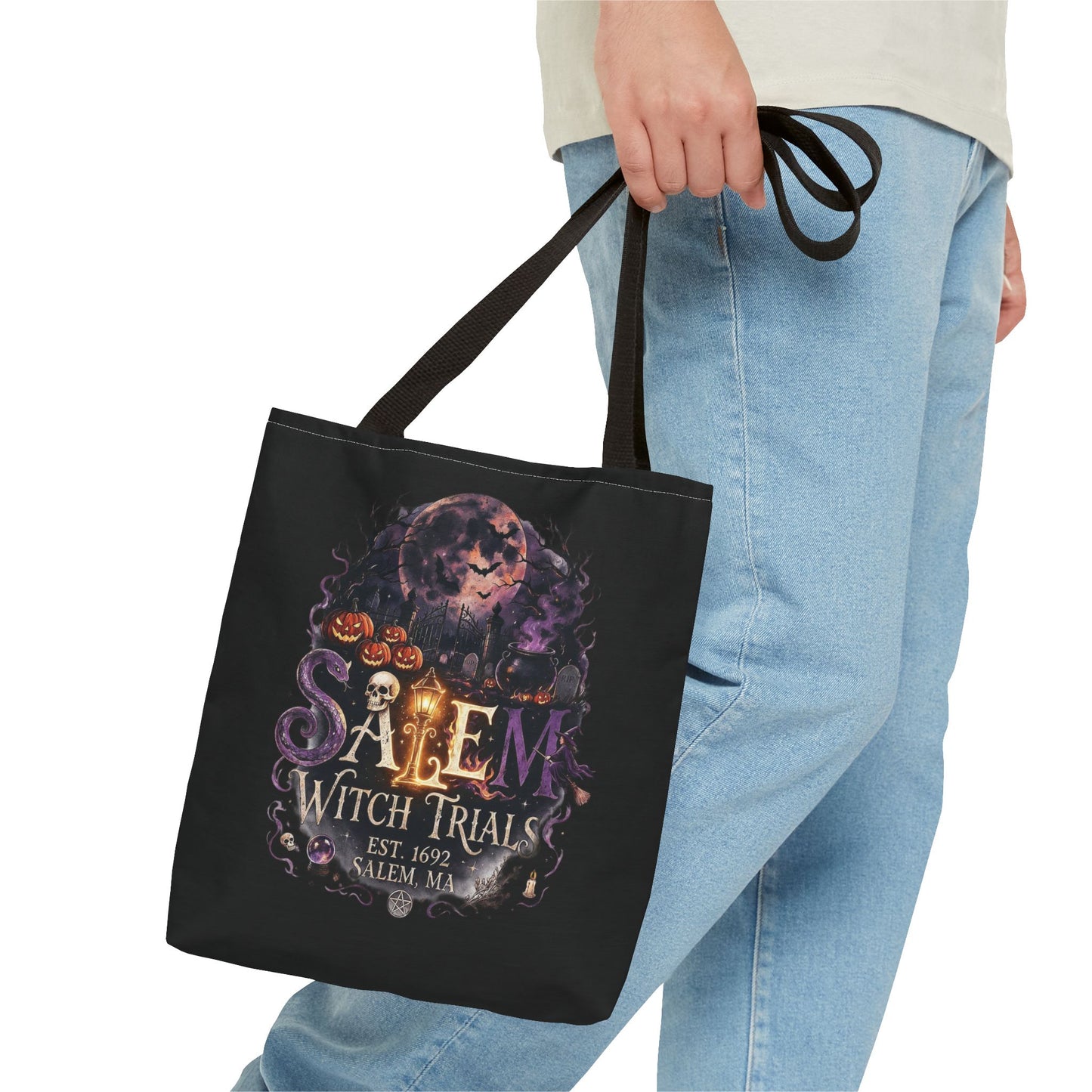 SALEM WITCH TRIALS Tote Bag (AOP)