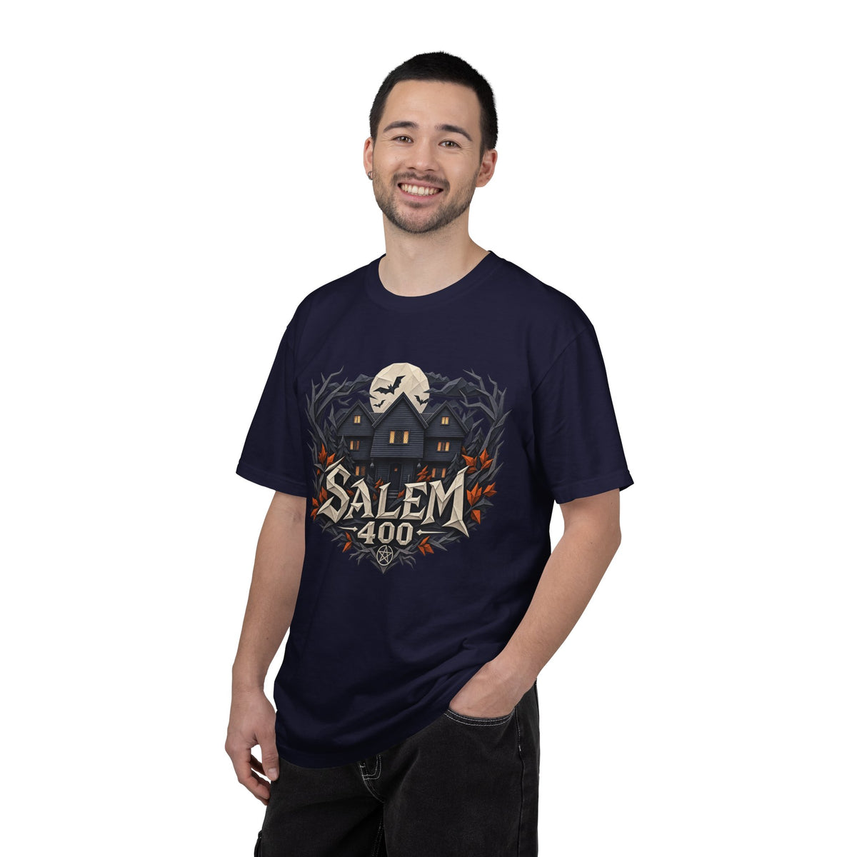 Salem 400 Witch House - Unisex Garment-Dyed T-shirt