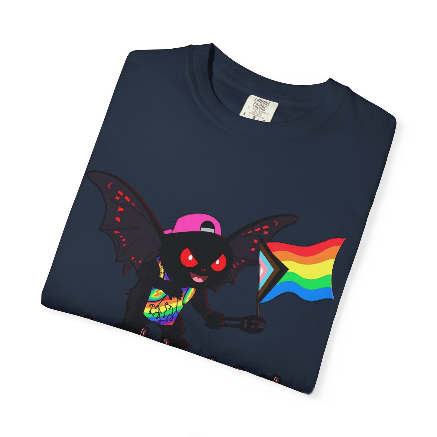 Limited Release Pride Mothman - Unisex Garment-Dyed T-shirt