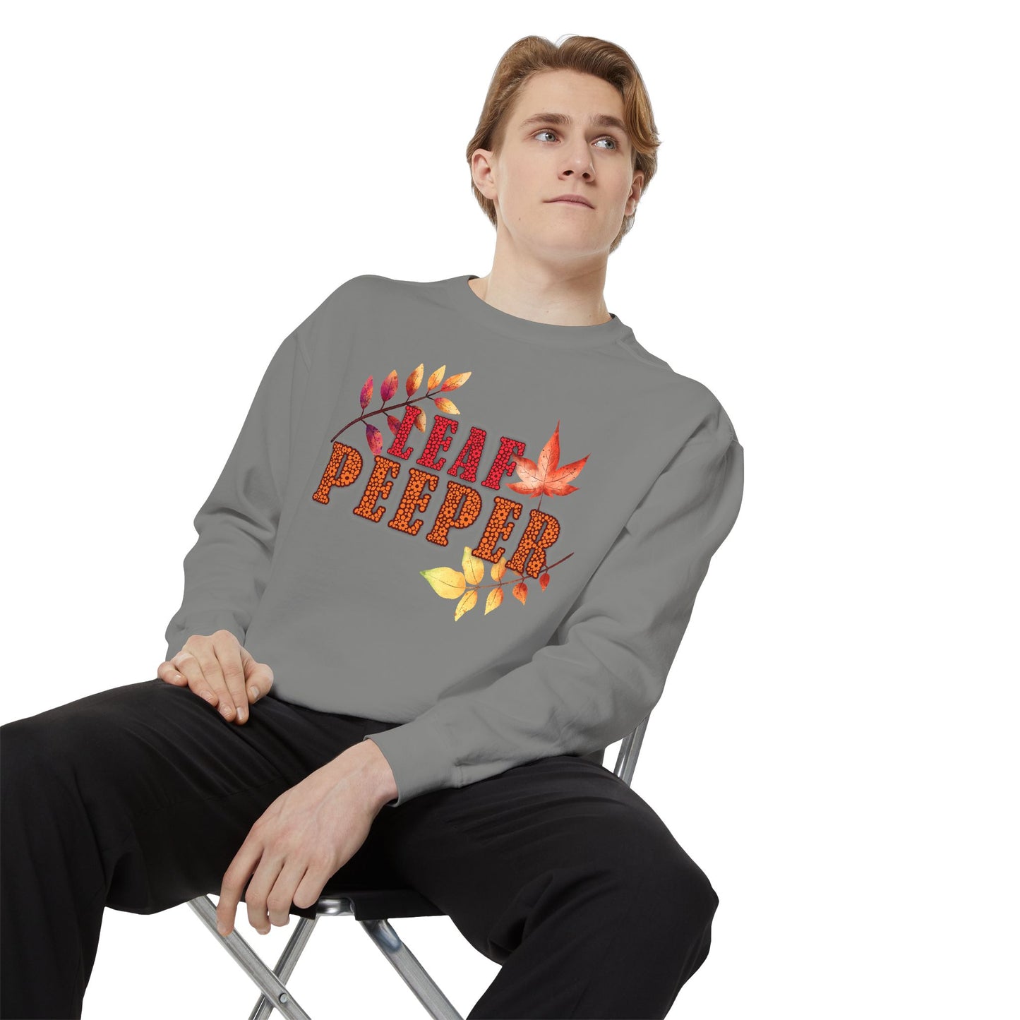 Leaf Peeper Crew Neck (Mult Colors)