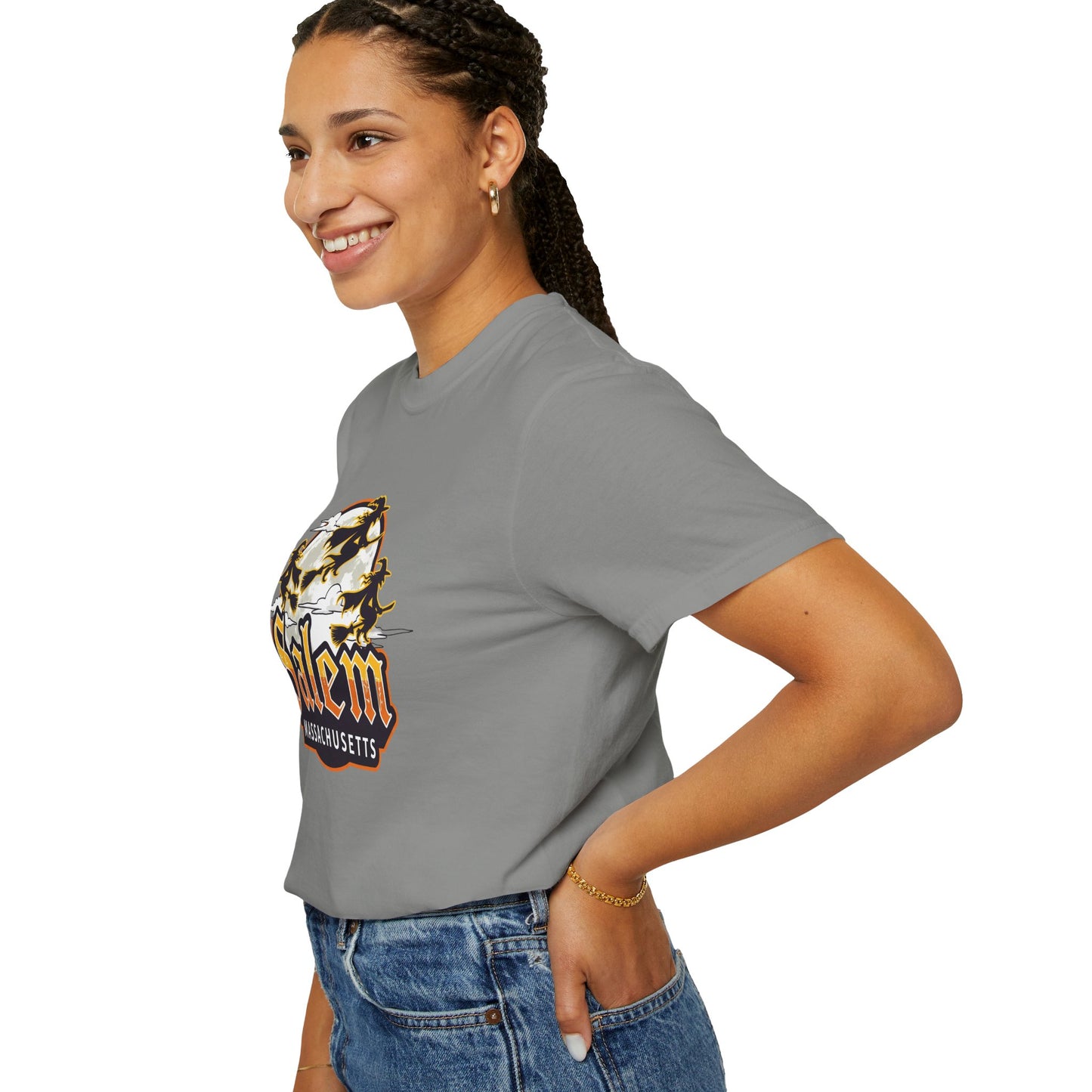 SALEM LOGO Unisex Garment-Dyed T-shirt