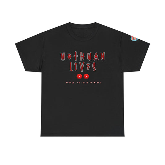 MOTHMAN LIVES Unisex Heavy Cotton Tee