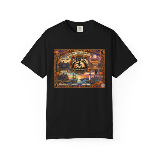 Celebrating Salem 400 Unisex Garment-Dyed T-shirt