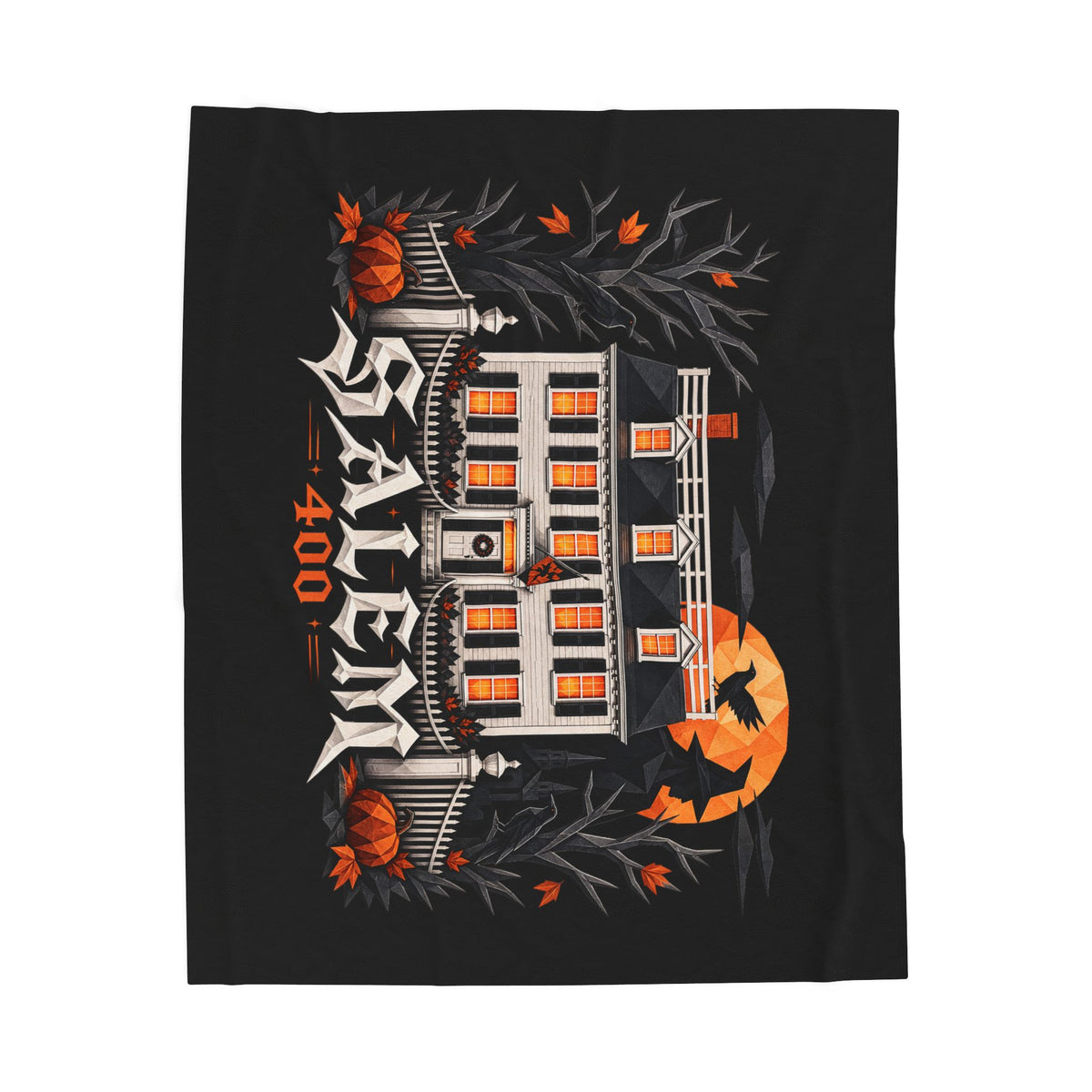Salem 400 Ropes Mansion - Velveteen Plush Blanket