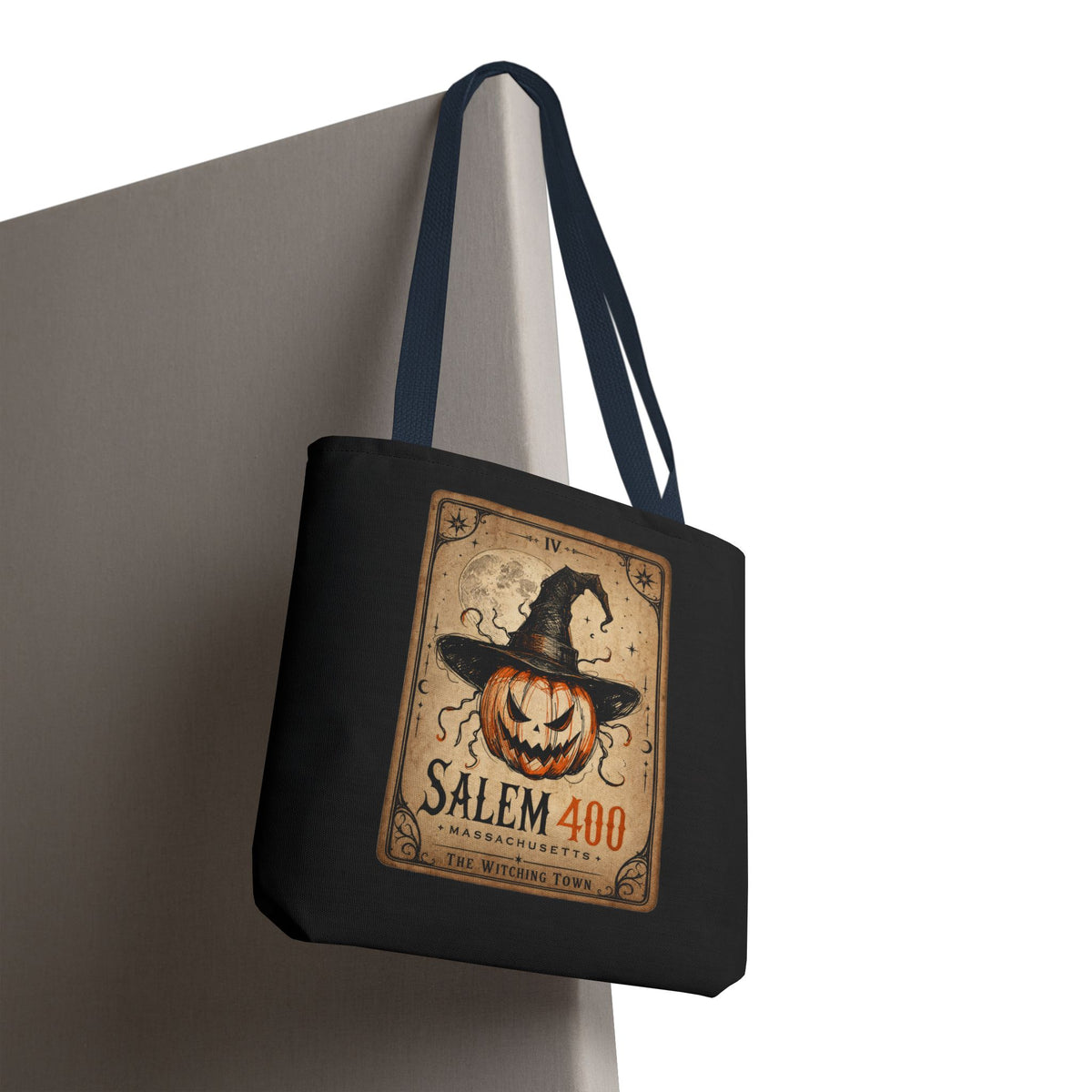 PUNKIN TAROT Tote Bag (AOP) – alternate view | SalemFootsteps