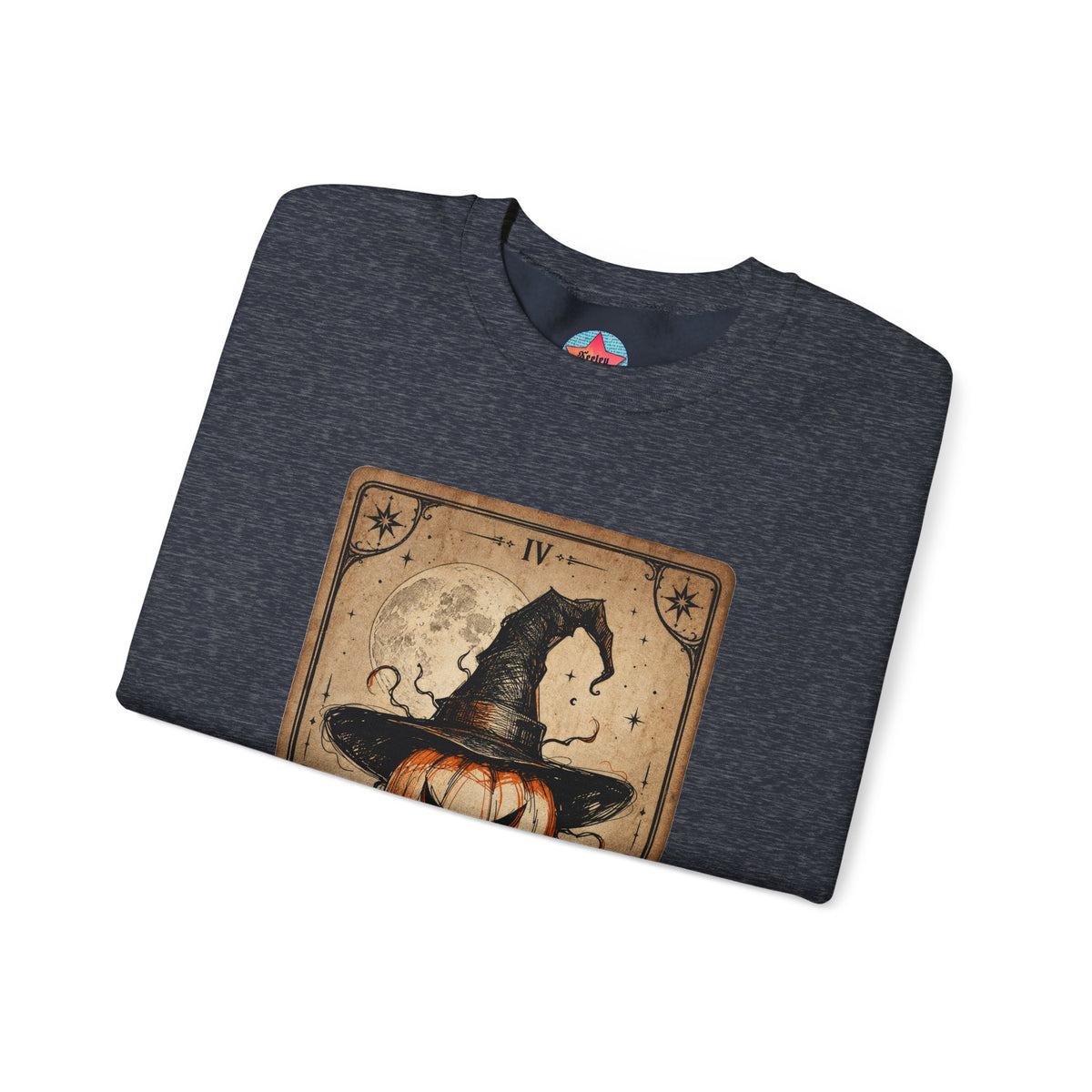 PUNKIN TAROT Unisex Heavy Blend™ Crewneck Sweatshirt – alternate view | SalemFootsteps