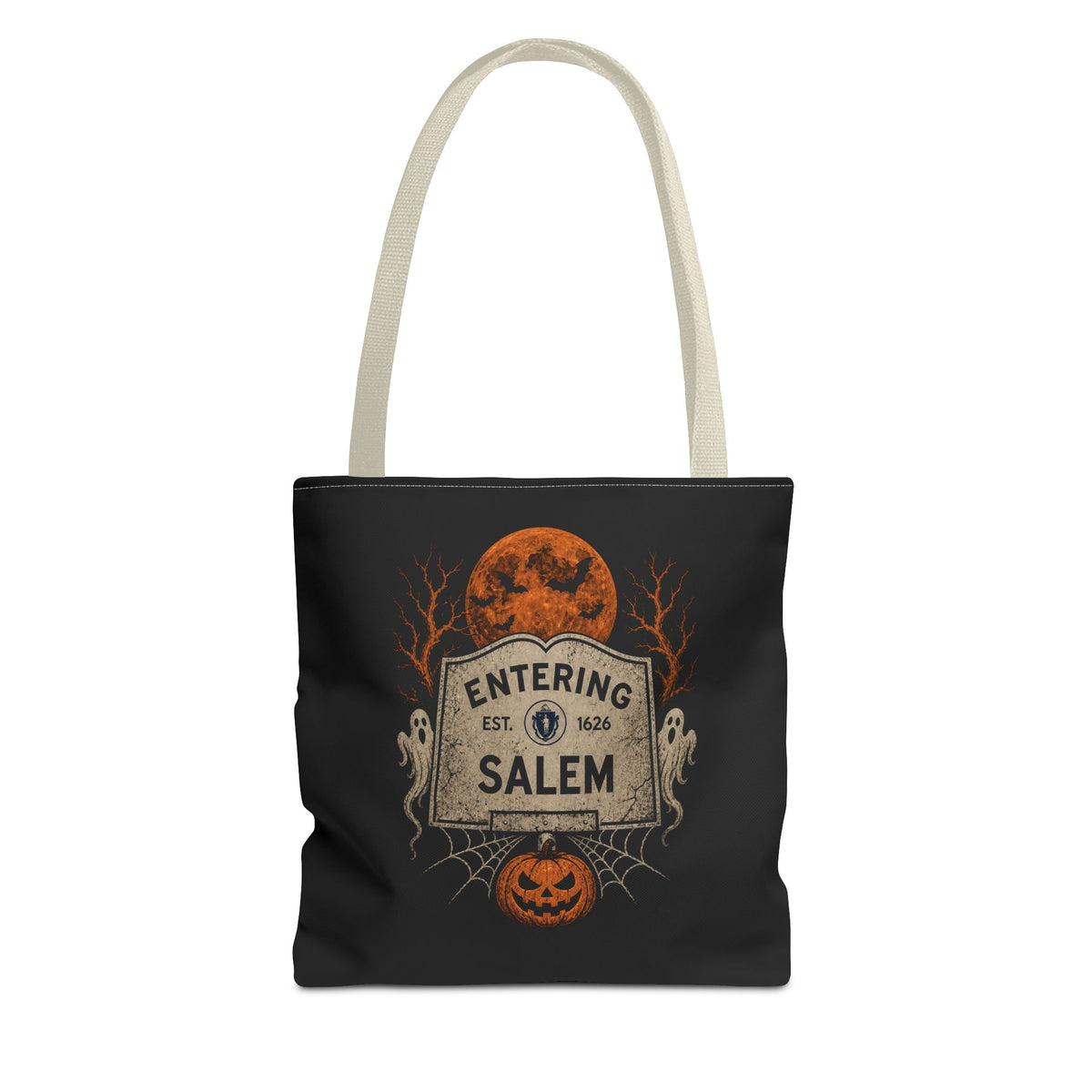Halloween Entering Salem Tote Bag (AOP)