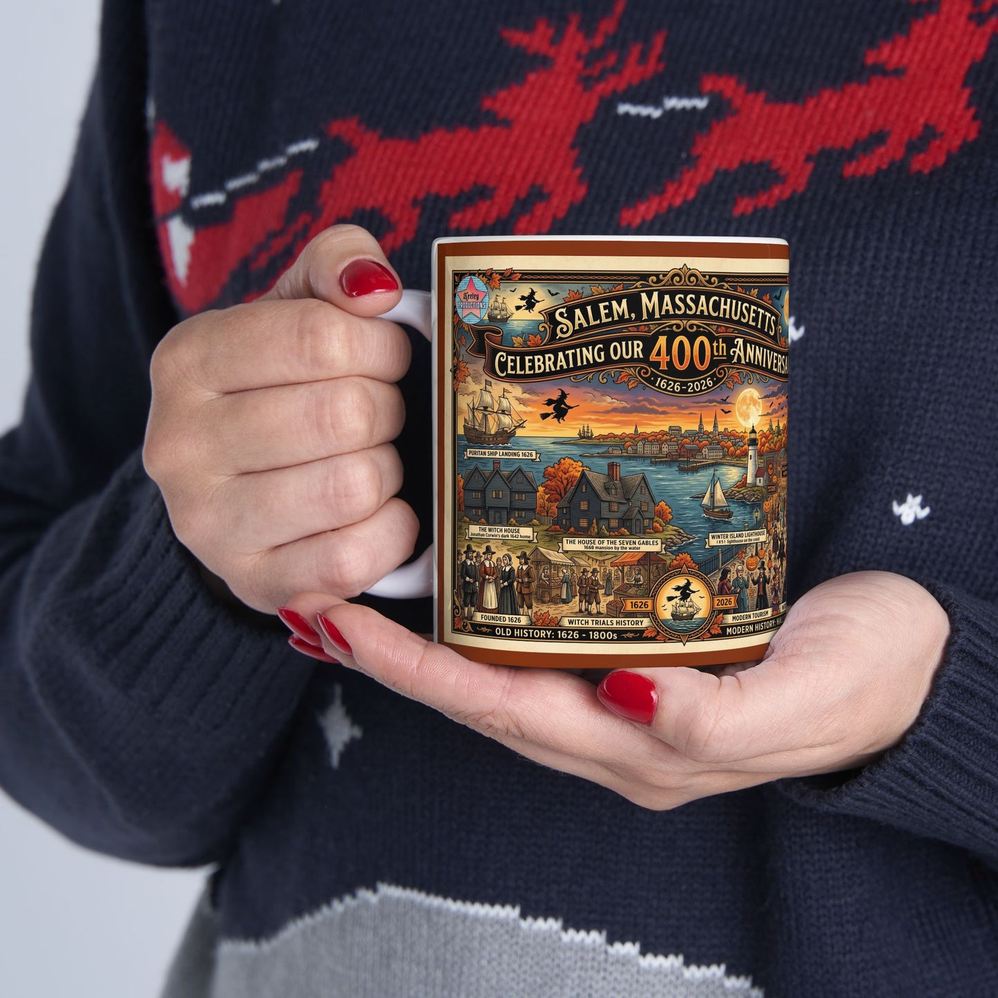Salem 400 Ceramic Mug, (11oz, 15oz)