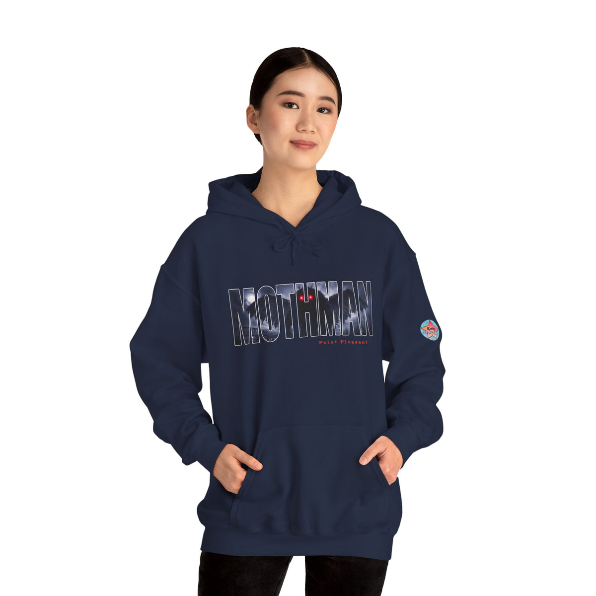 MOTHMAN LURKS Unisex Heavy Blend™ Hooded Sweatshirt