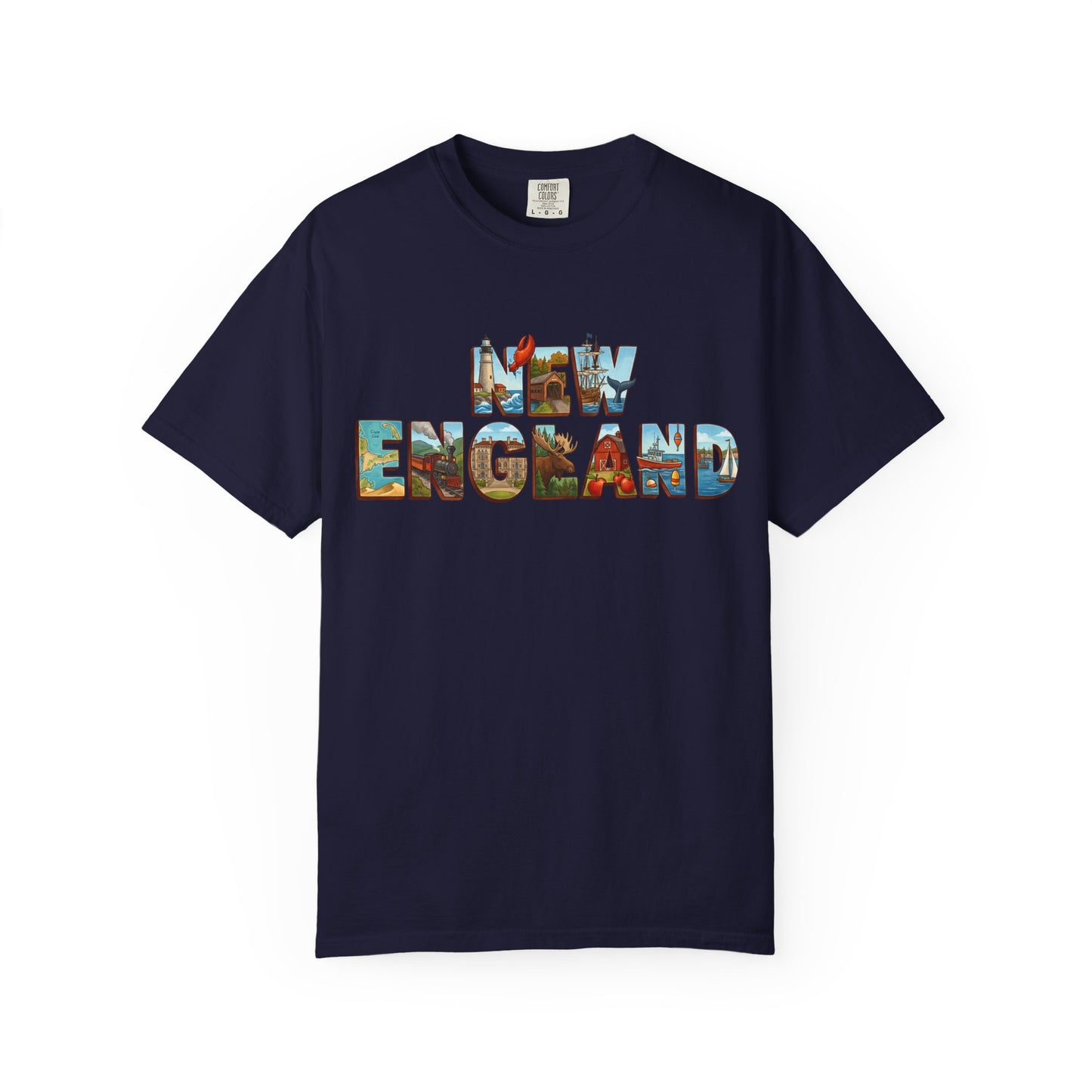 NEW ENGLAND Unisex Garment-Dyed T-shirt