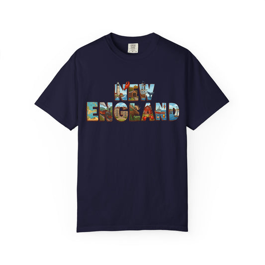NEW ENGLAND Unisex Garment-Dyed T-shirt