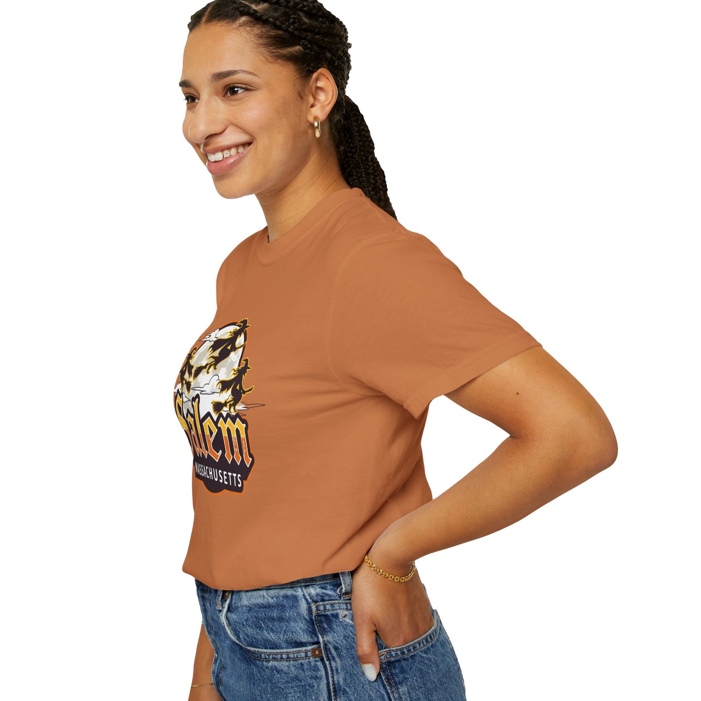 SALEM LOGO Unisex Garment-Dyed T-shirt