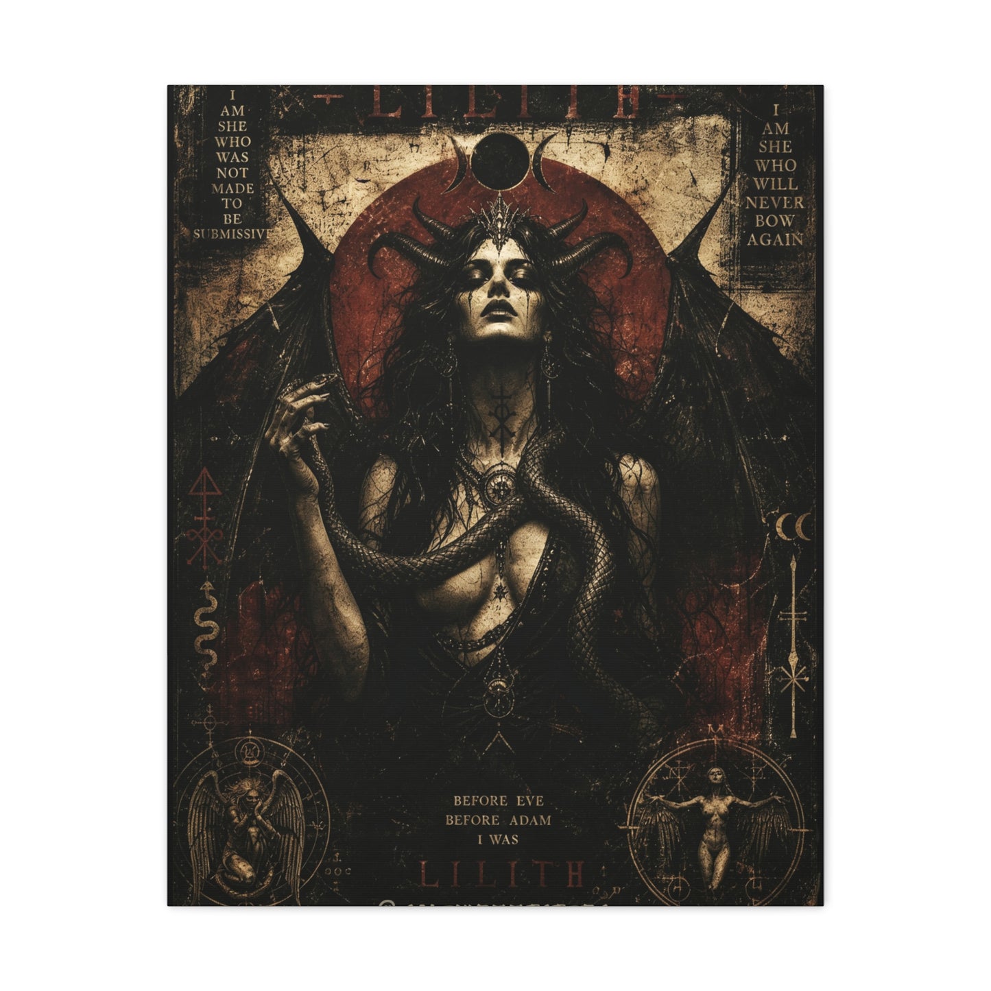 Lilith Matte Canvas, Stretched, 1.25"