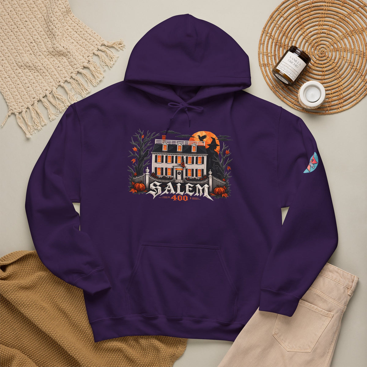 Salem 400 Ropes Mansion - Unisex Heavy Blend™ Hooded Sweatshirt