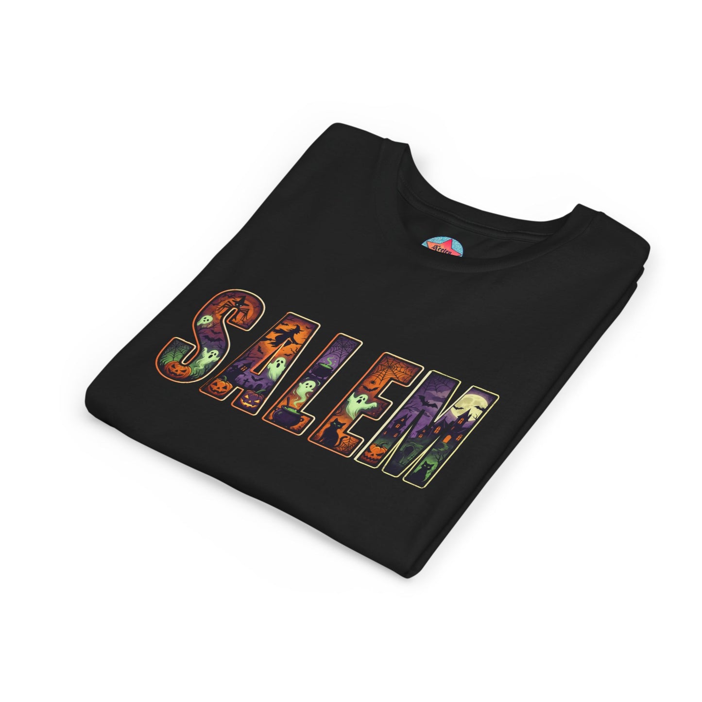 SALEM SPOOKY Youth Short Sleeve Tshirt (More Colors)
