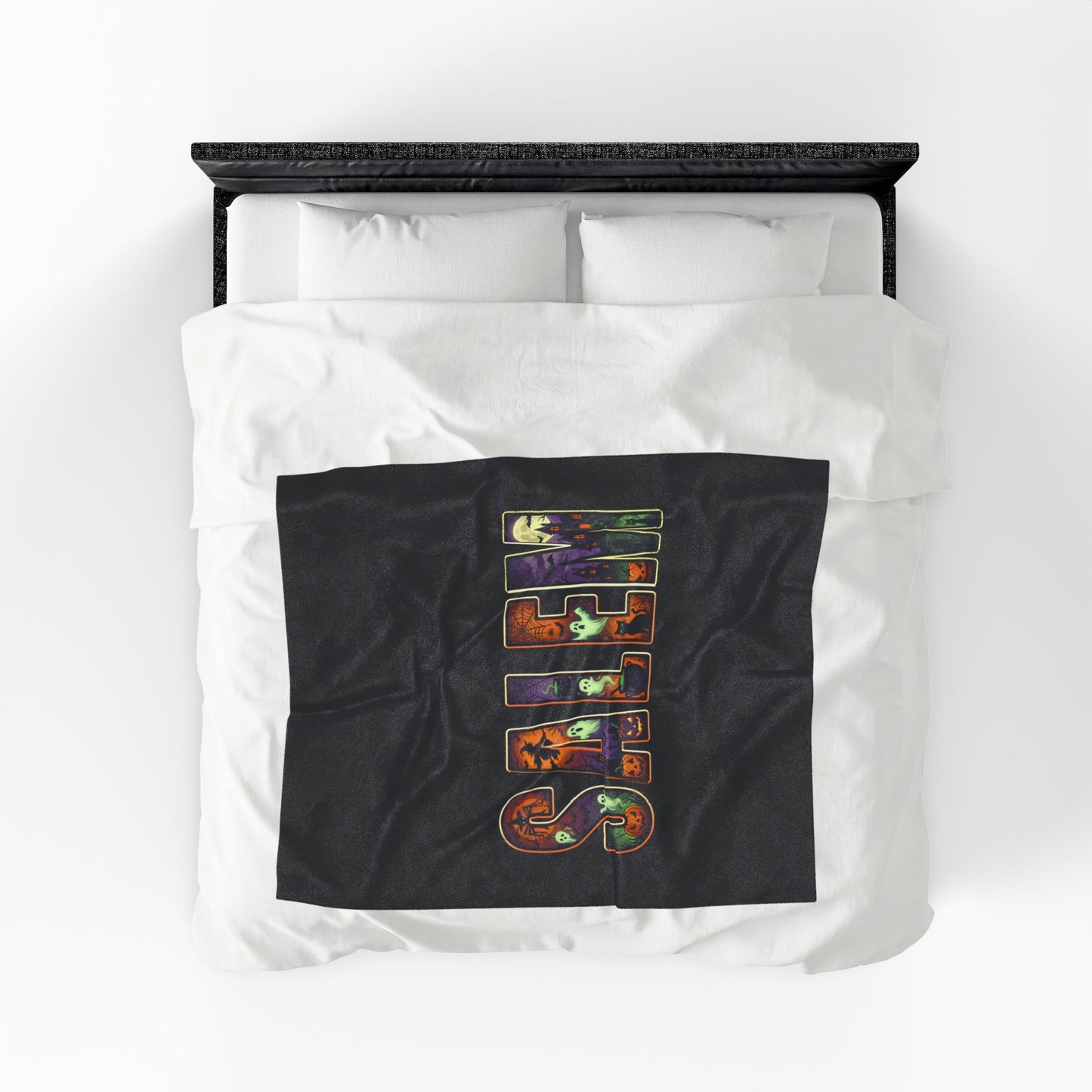 SALEM Spooky Velveteen Plush Blanket