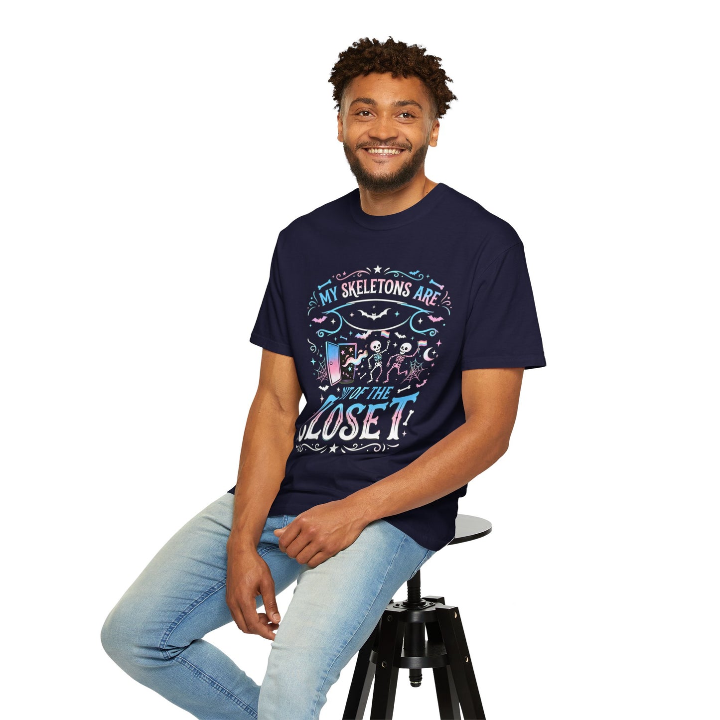 TRANS PRIDE Unisex Garment-Dyed T-shirt