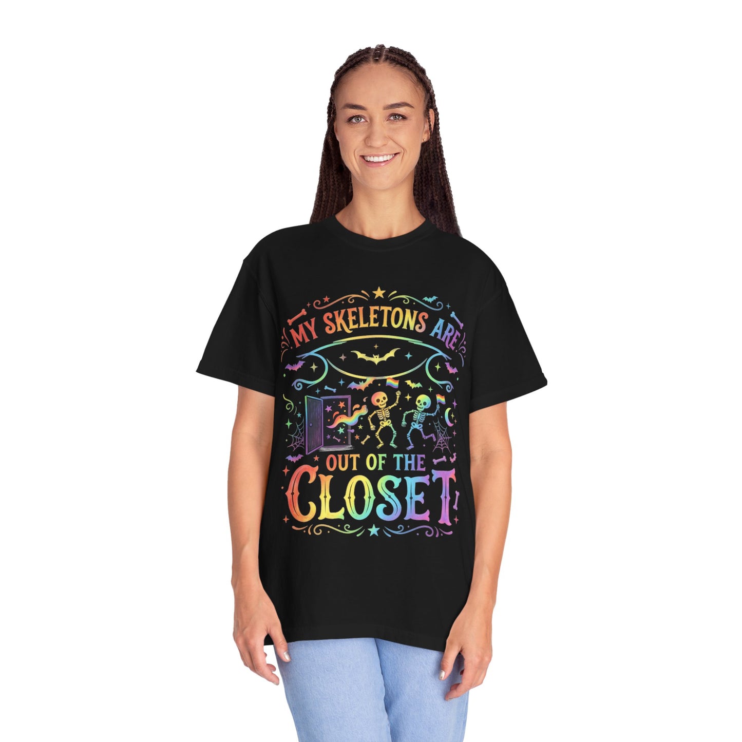 Skeleton Pride - Unisex Garment-Dyed T-shirt