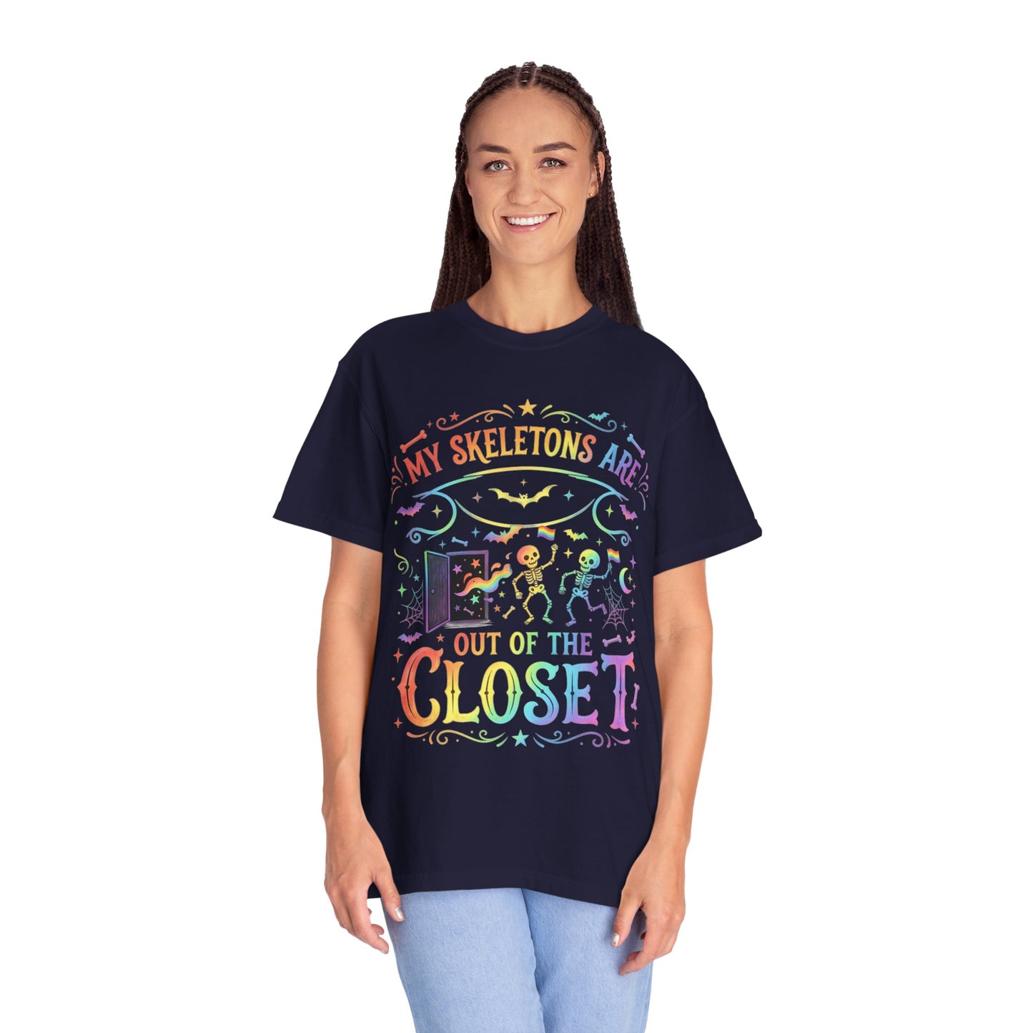Skeleton Pride - Unisex Garment-Dyed T-shirt