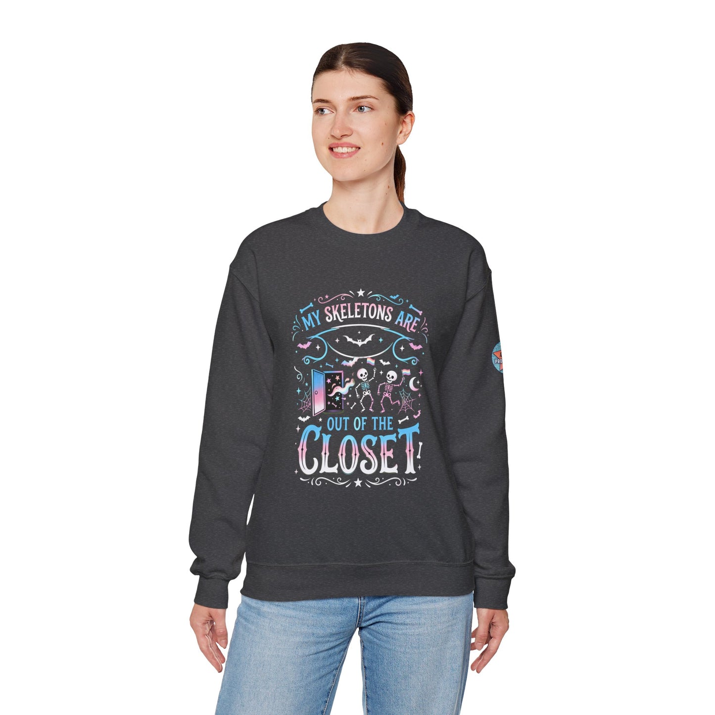 TRANS PRIDE Unisex Heavy Blend™ Crewneck Sweatshirt
