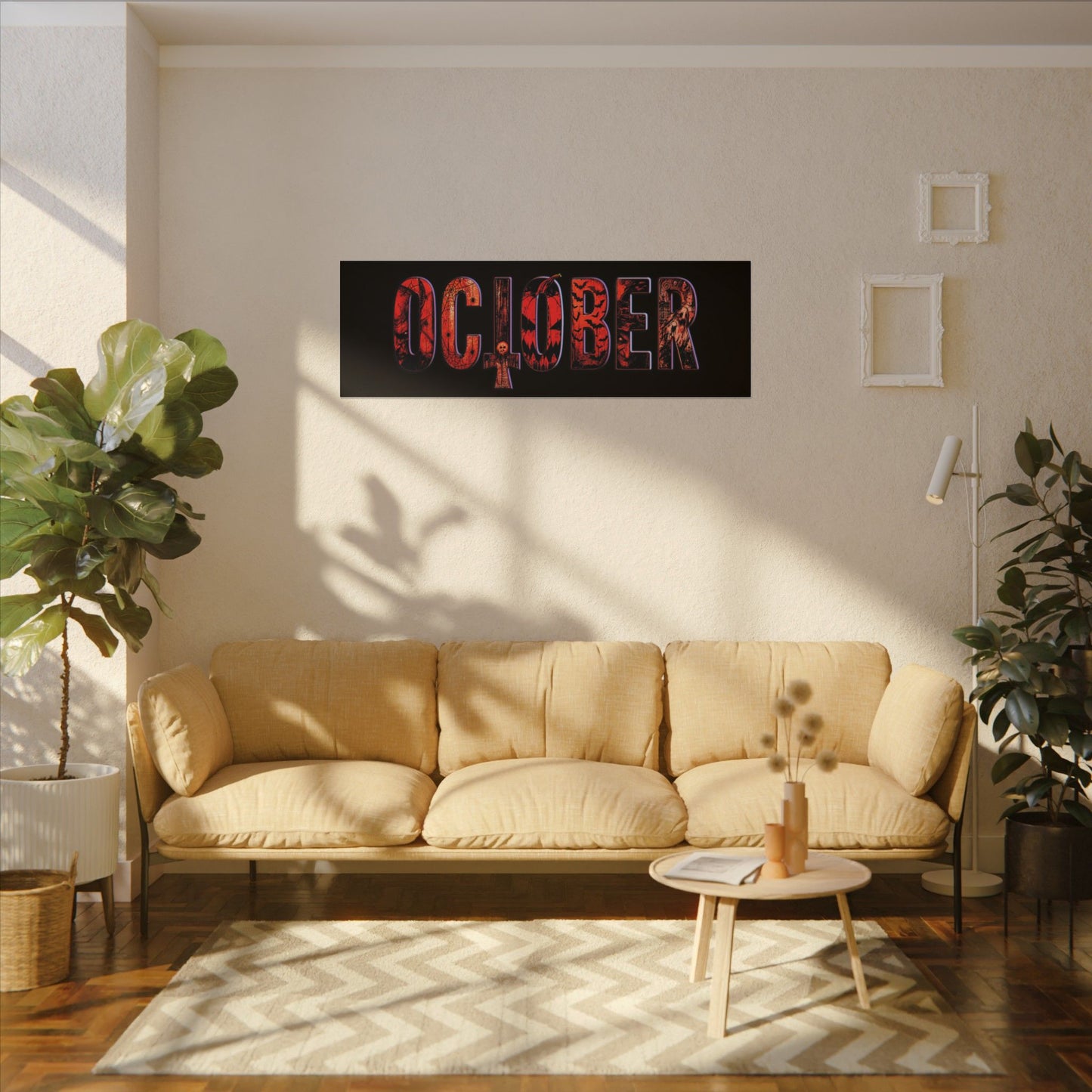 HORROR OCTOBER - Matte Canvas, Stretched, 0.75" (Multi-Size)