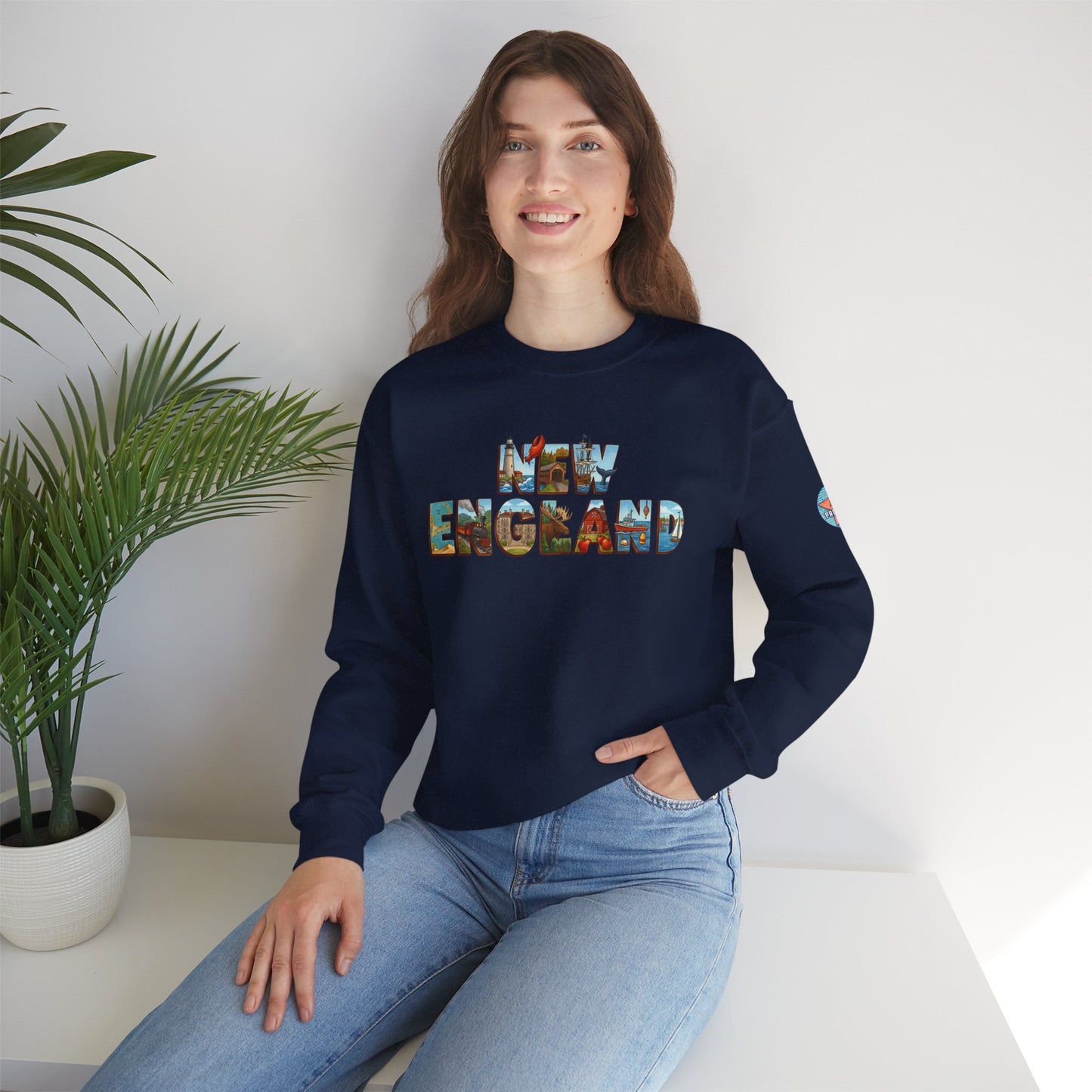 NEW ENGLAND Unisex Heavy Blend™ Crewneck Sweatshirt