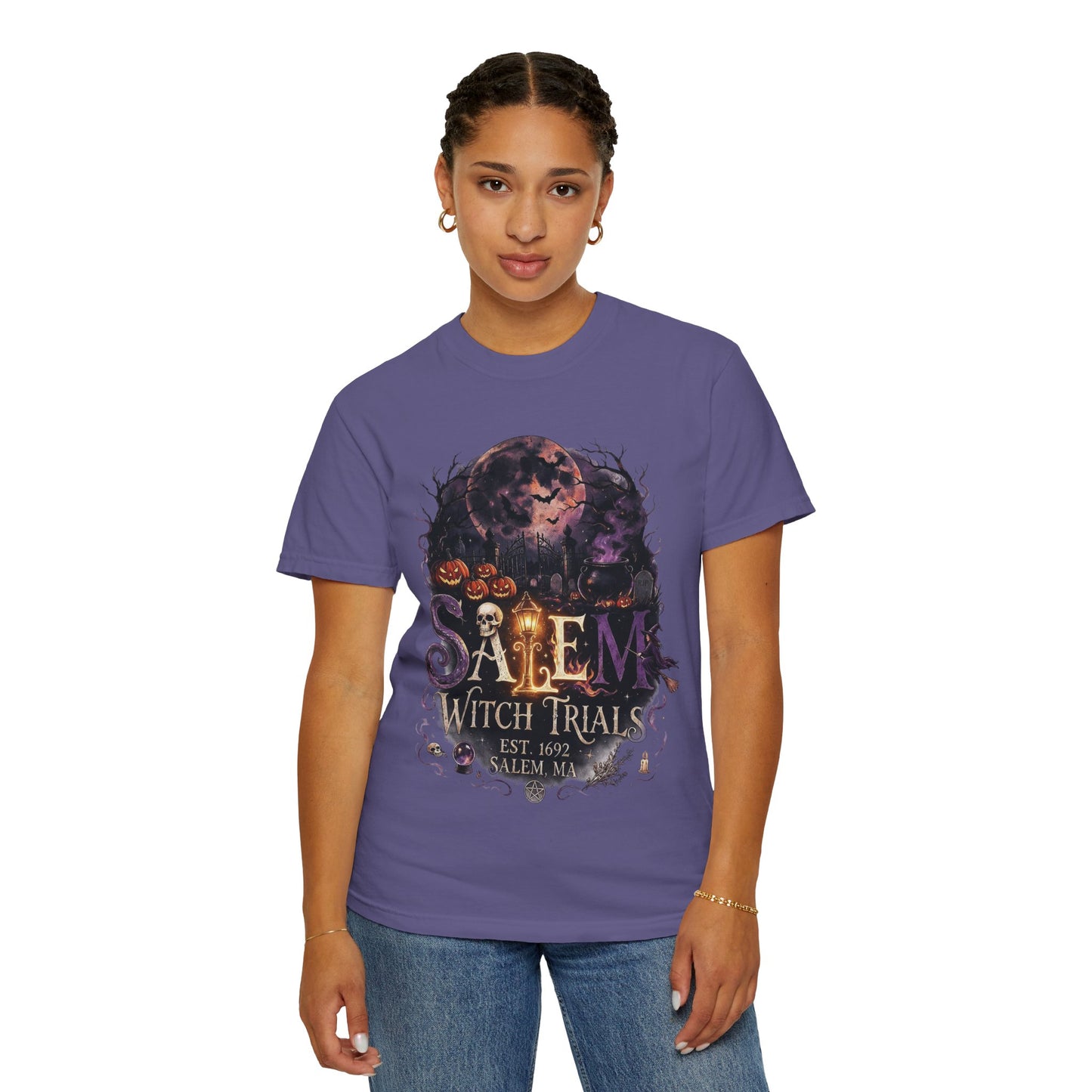 SALEM WITCH TRIALS Unisex Garment-Dyed T-shirt