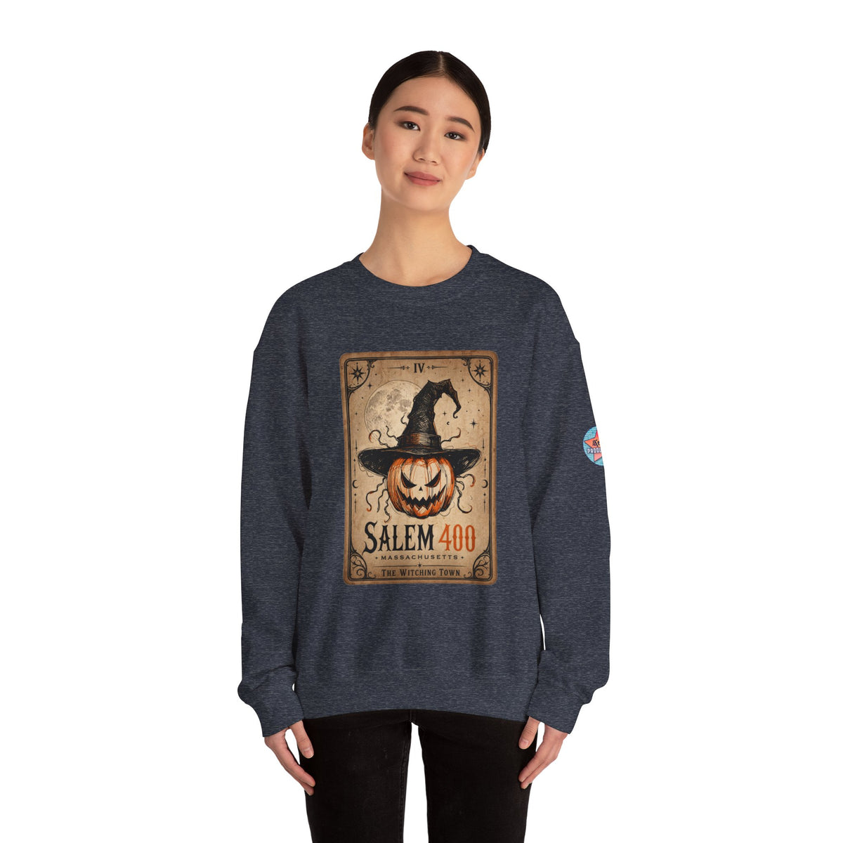 PUNKIN TAROT Unisex Heavy Blend™ Crewneck Sweatshirt – alternate view | SalemFootsteps