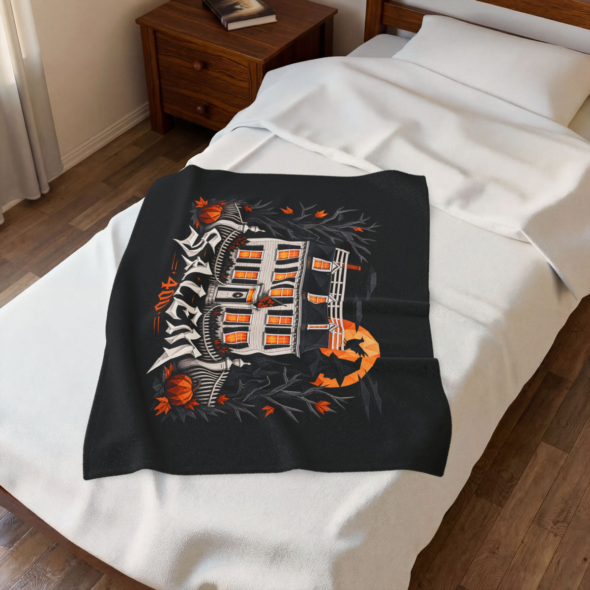 Salem 400 Ropes Mansion - Velveteen Plush Blanket