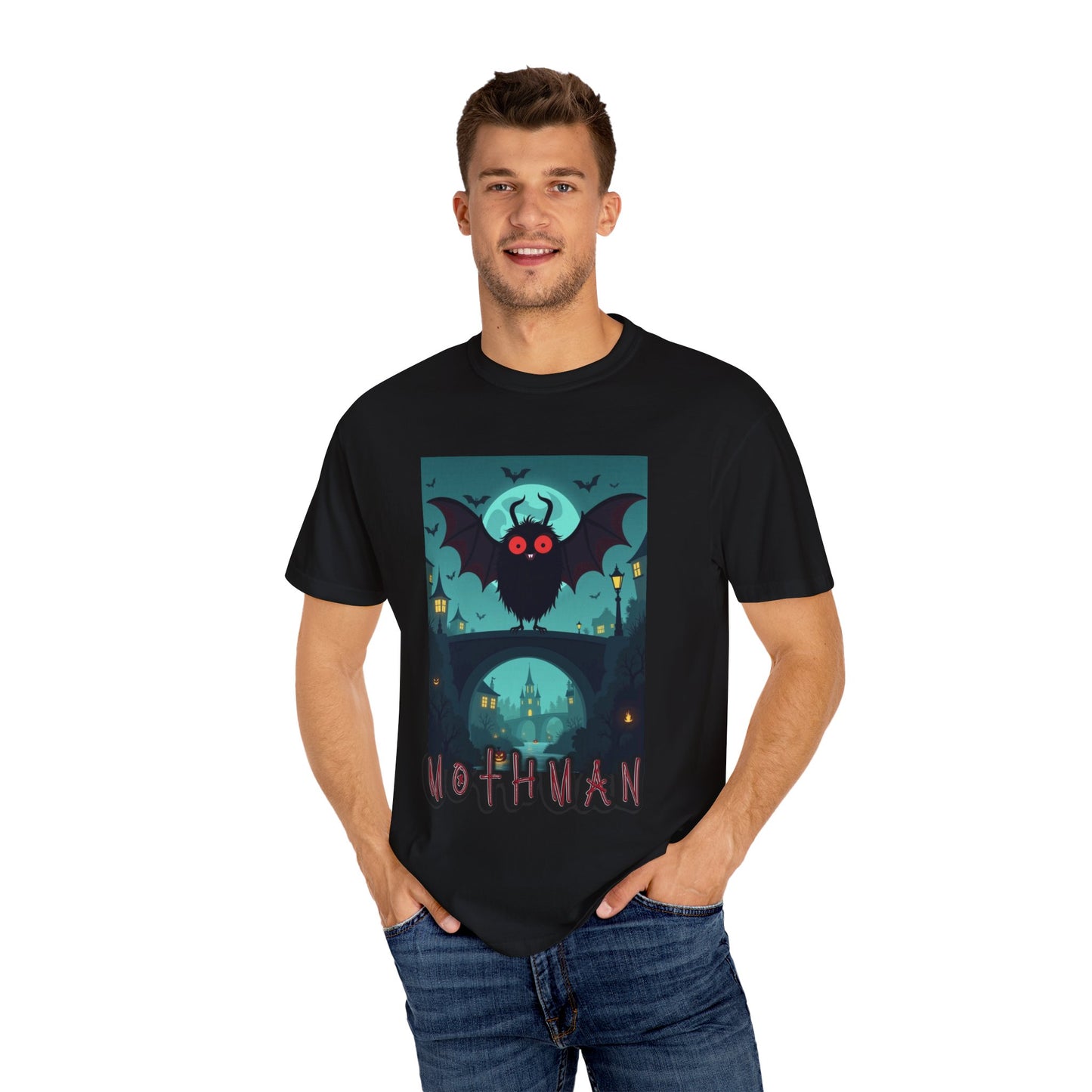 Point Pleasant Mothman Unisex Garment-Dyed T-shirt