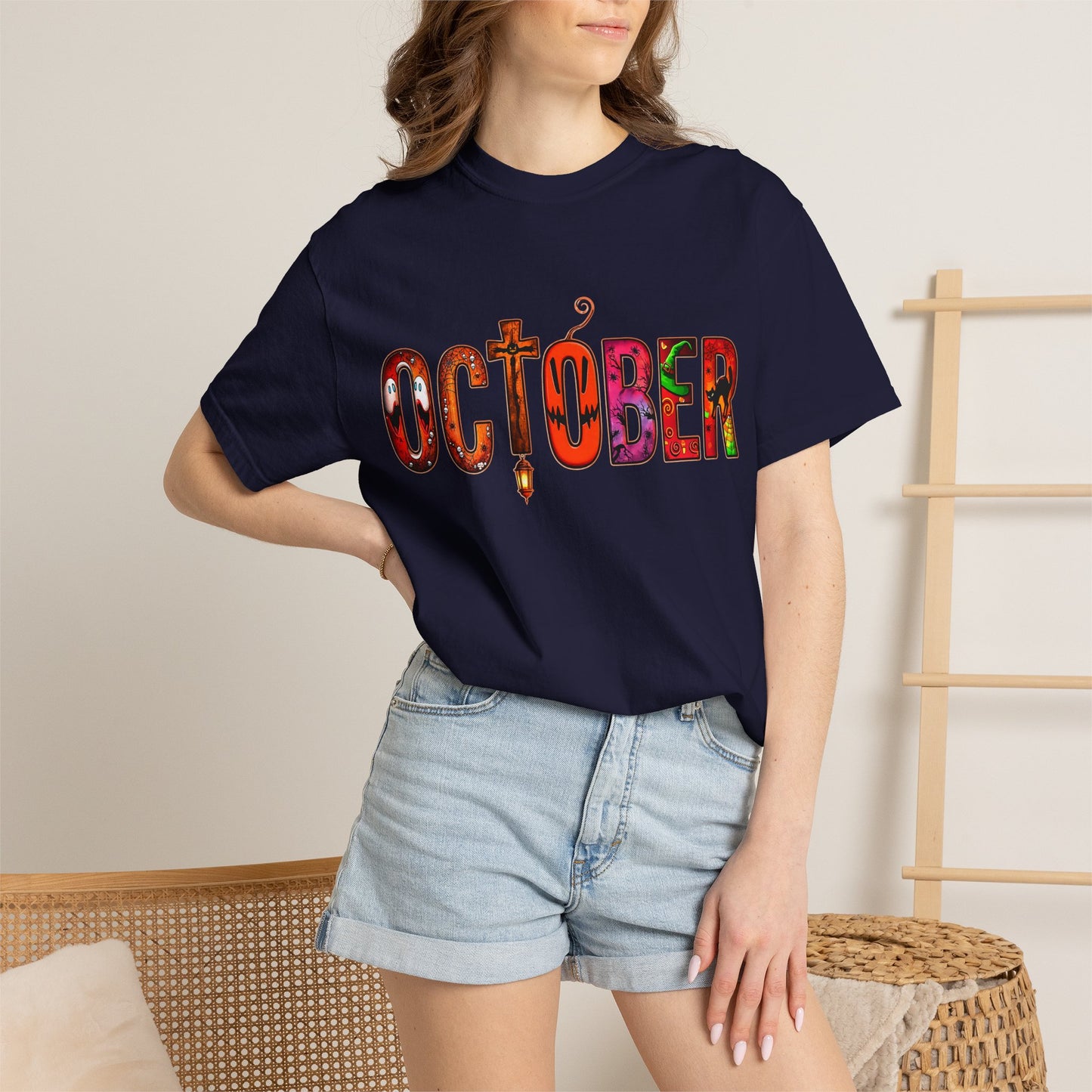 OCTOBER Unisex Garment-Dyed T-shirt